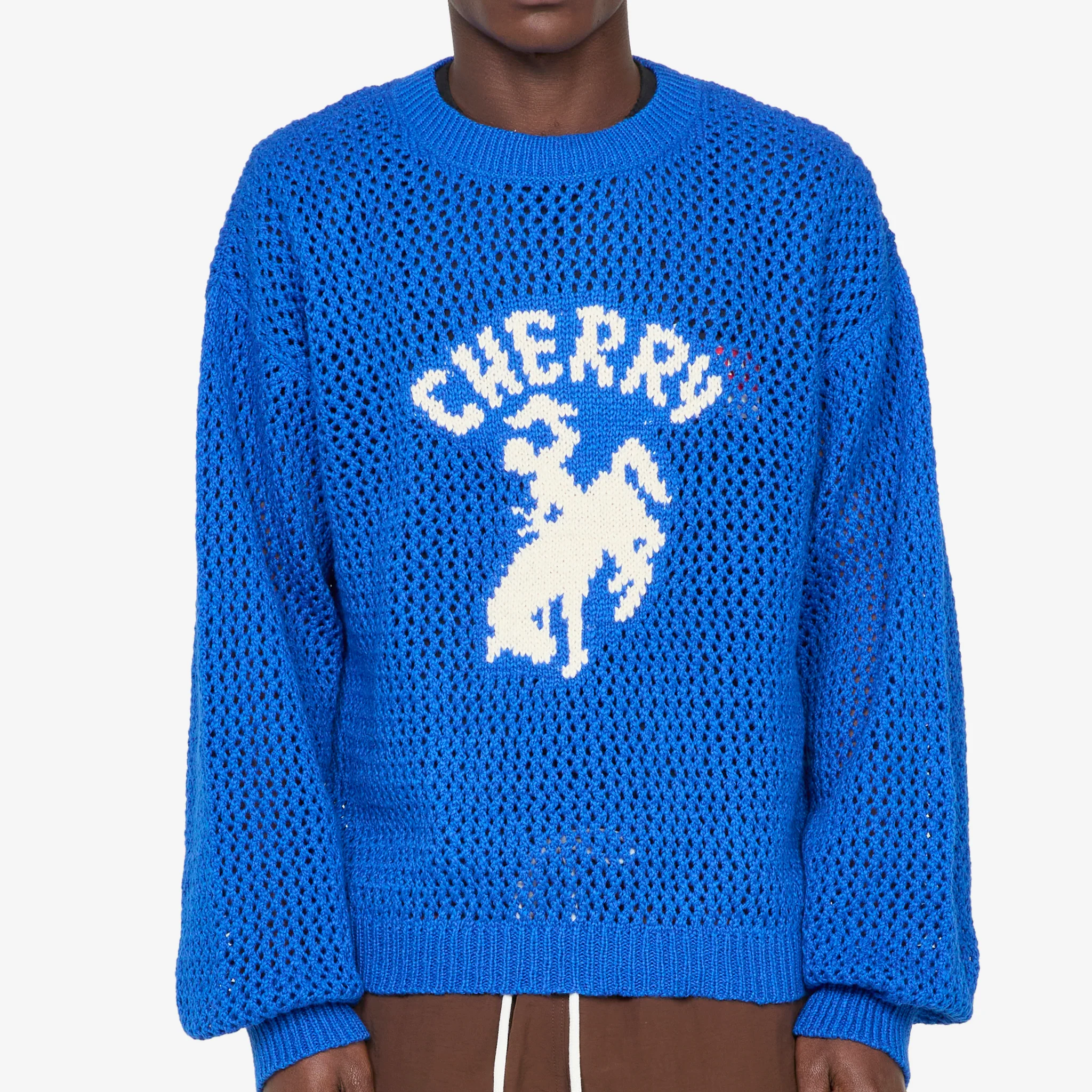 Knit Western Crew Royal Blue - Image 5