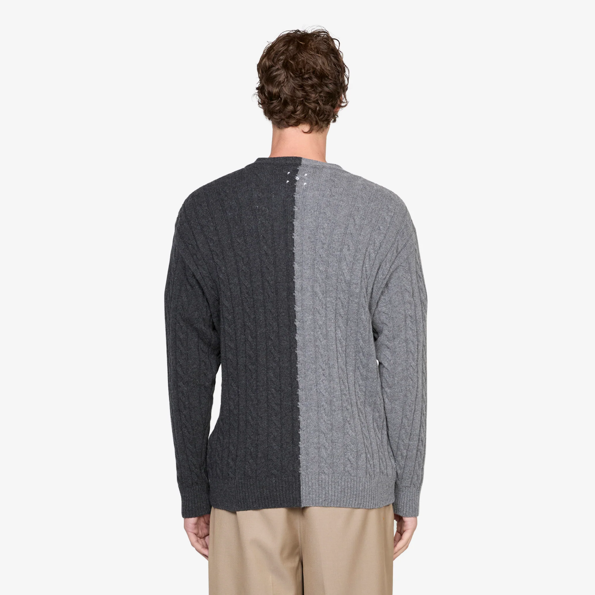 Knitted Cable Cardigan Anthracite | Charcoal - Image 3