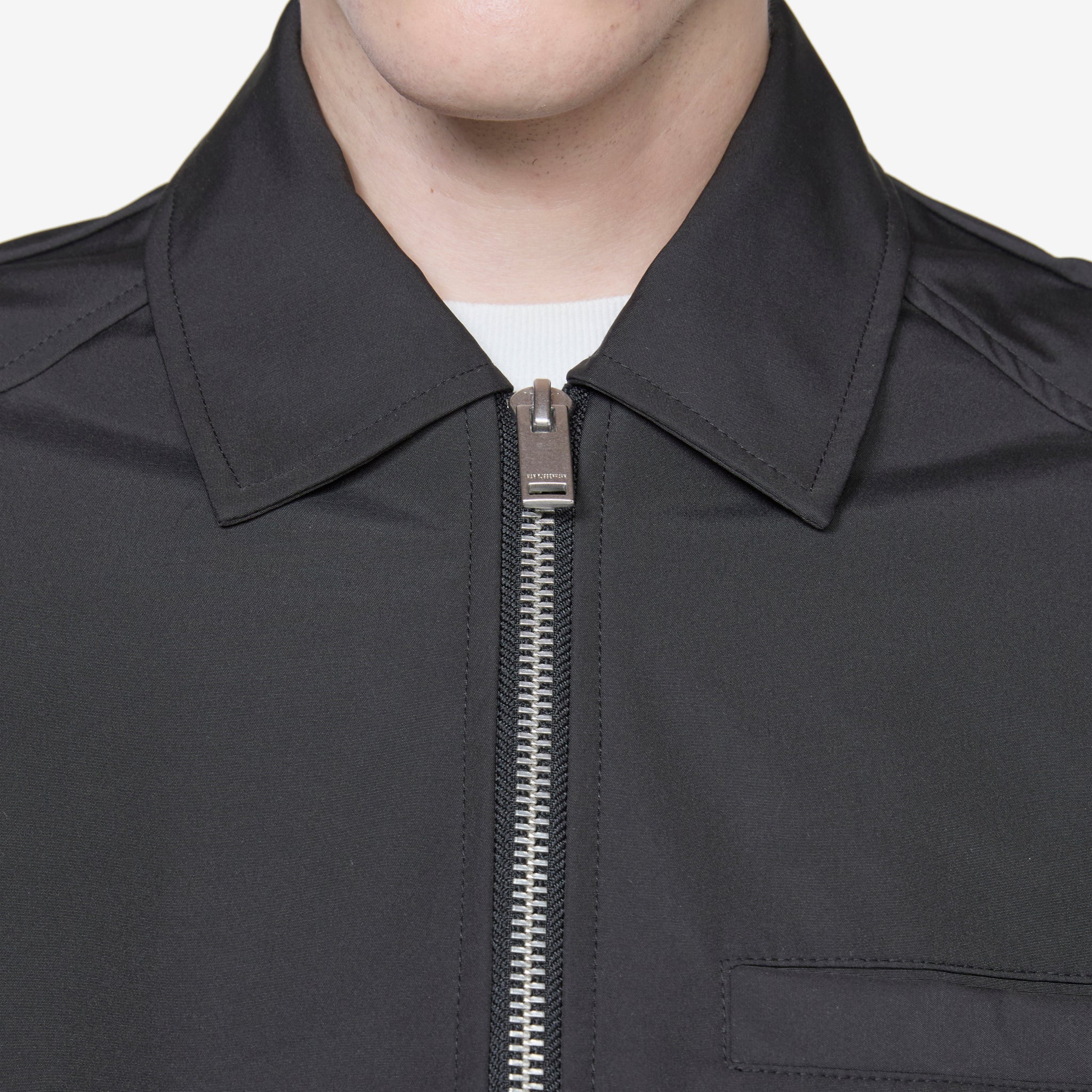 Layered Boxy Jacket Black - Image 5