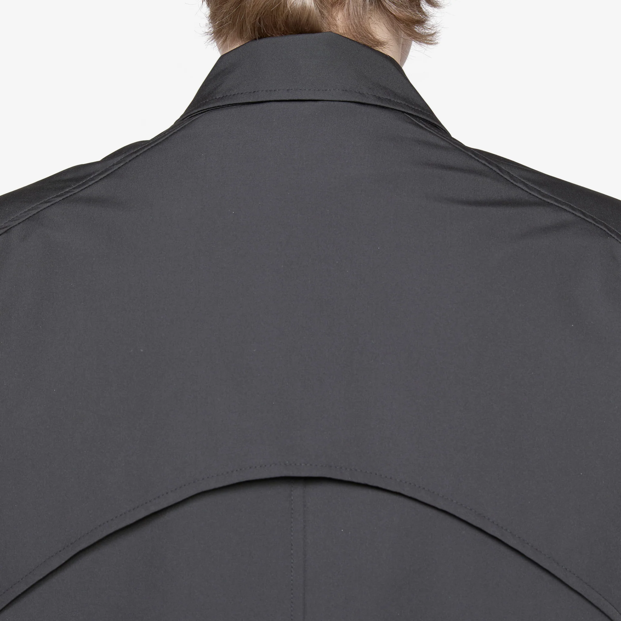 Layered Boxy Jacket Black - Image 7
