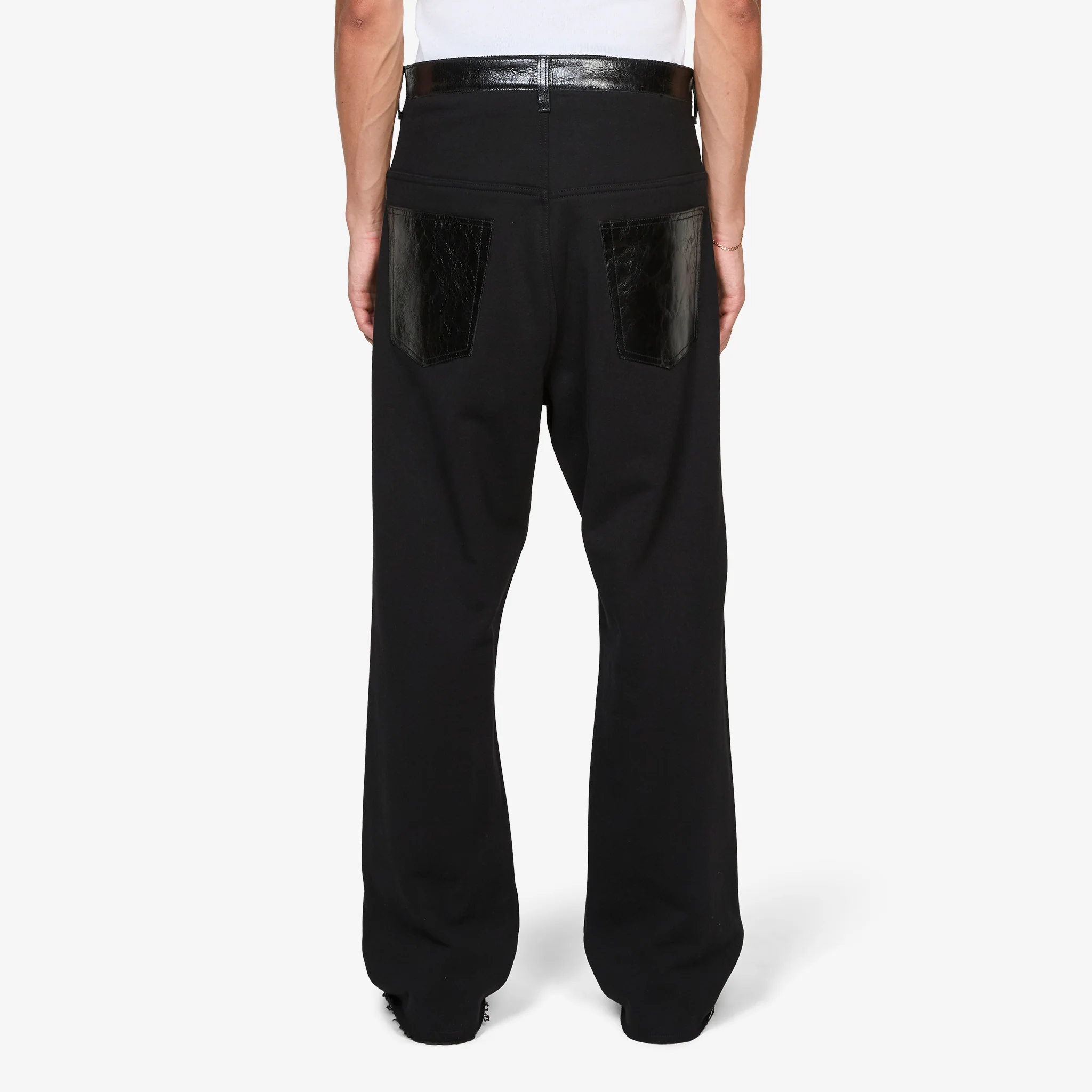 Leather Pocket Pants Black | Black - Image 2