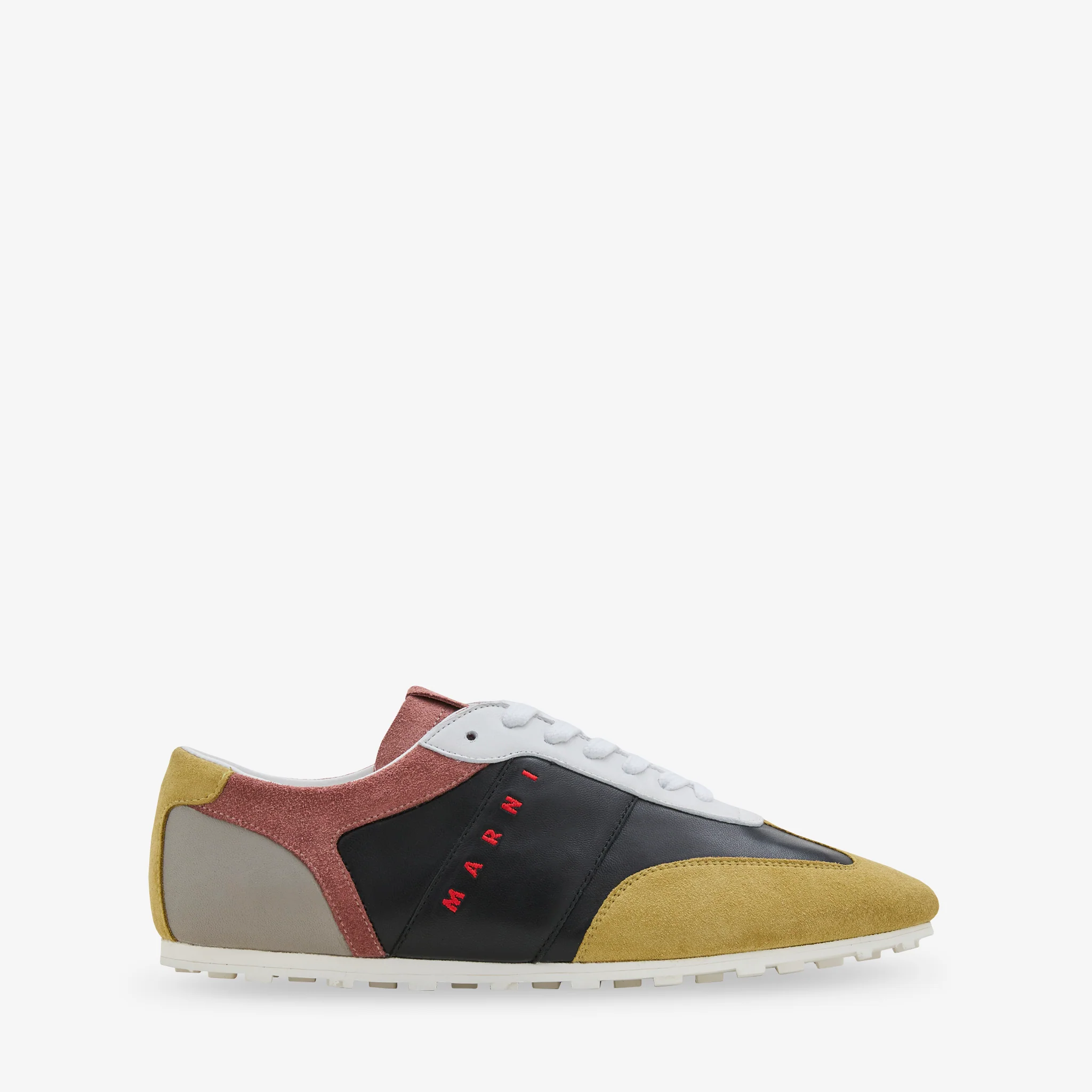 Leather Sneaker Green | Black | Pink | Grey - Image 2
