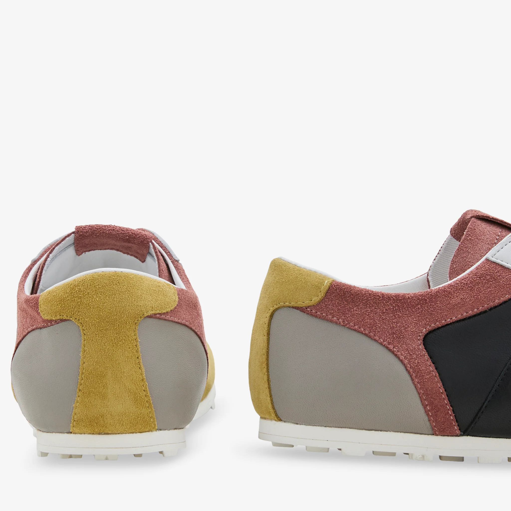 Leather Sneaker Green | Black | Pink | Grey - Image 3
