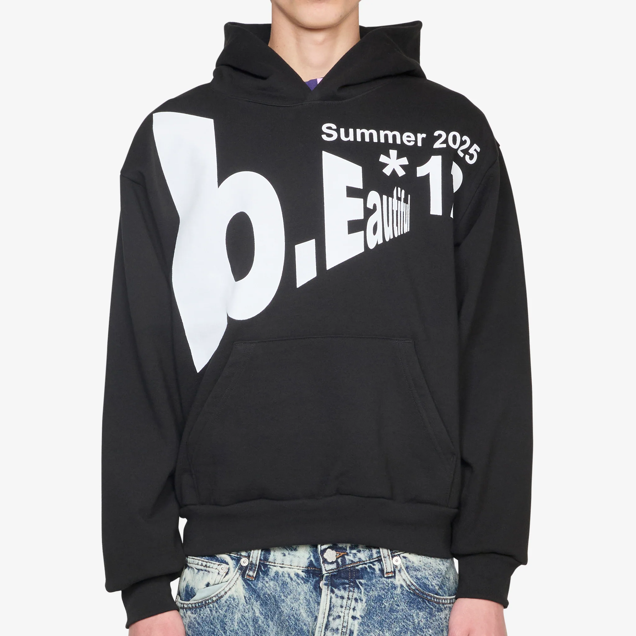 Logo*12 Hoodie Black - Image 4