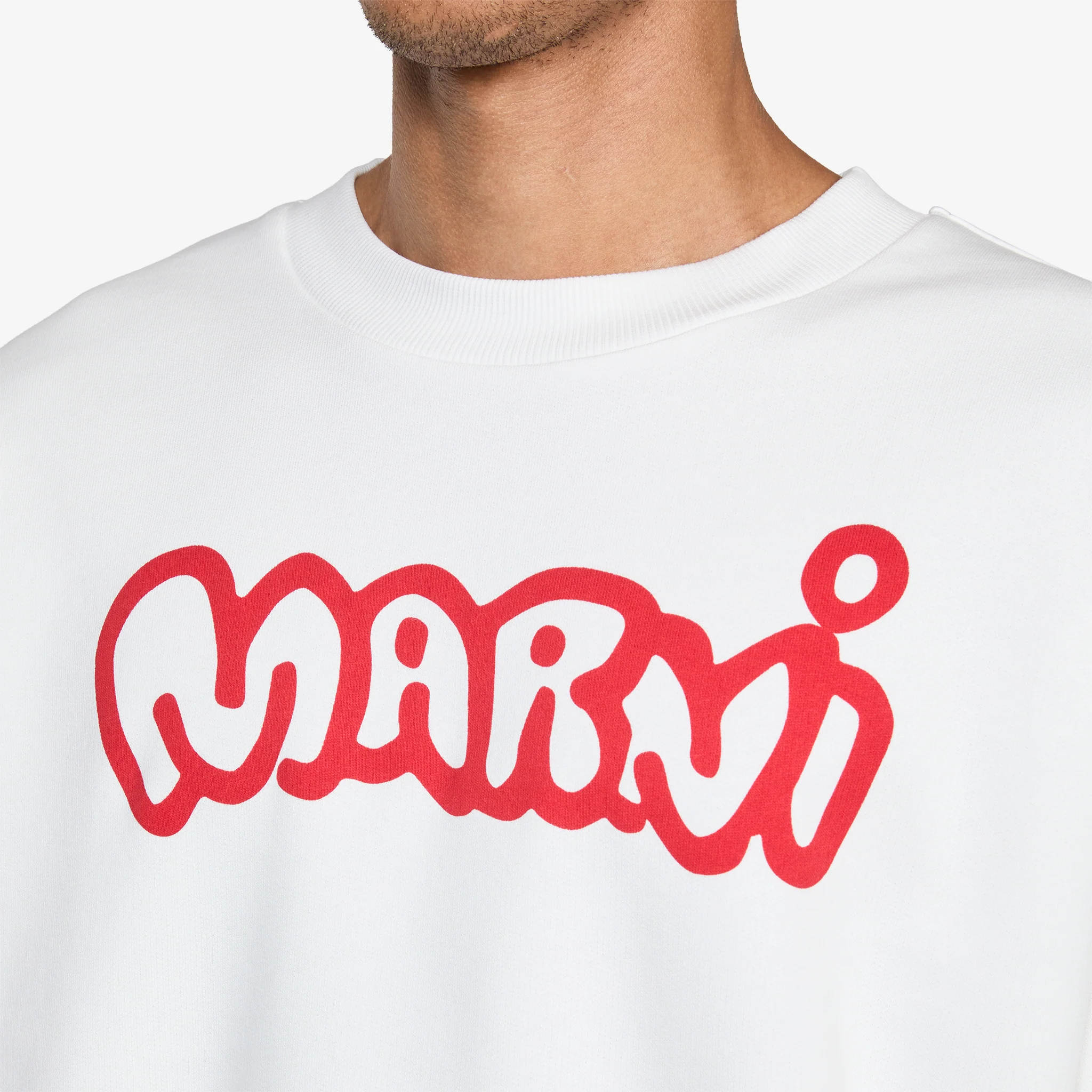 Logo Print Sweatshirt Natural White - Image 2
