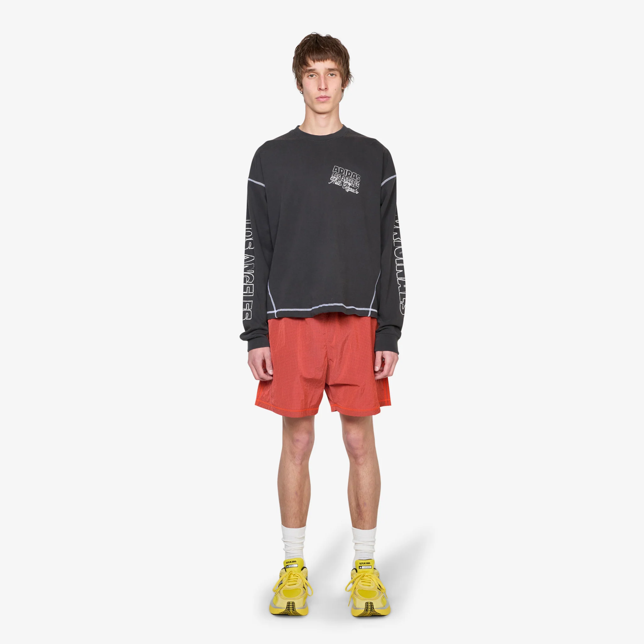 Long Beach Nylon Short Semi Lucid Red - Image 4