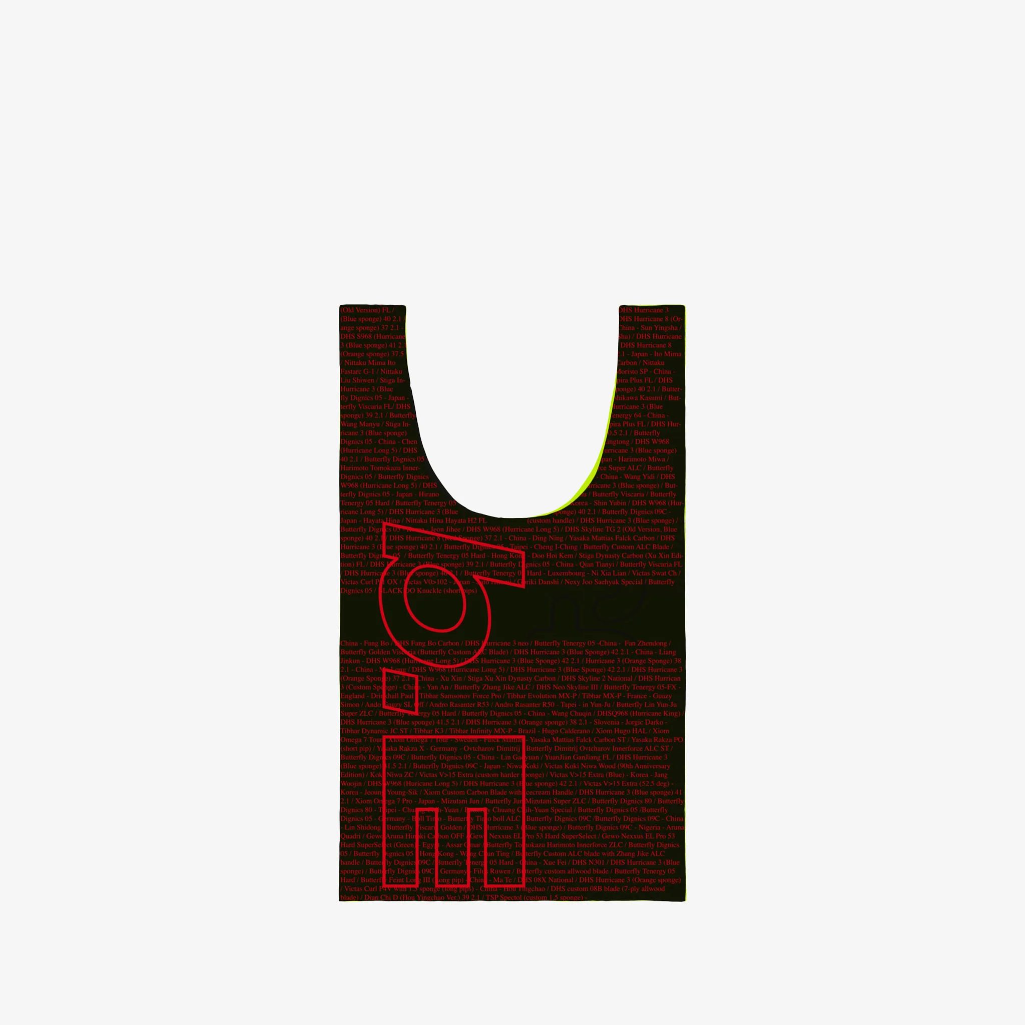 LTTT x Times Reusable Bag Black | Lime