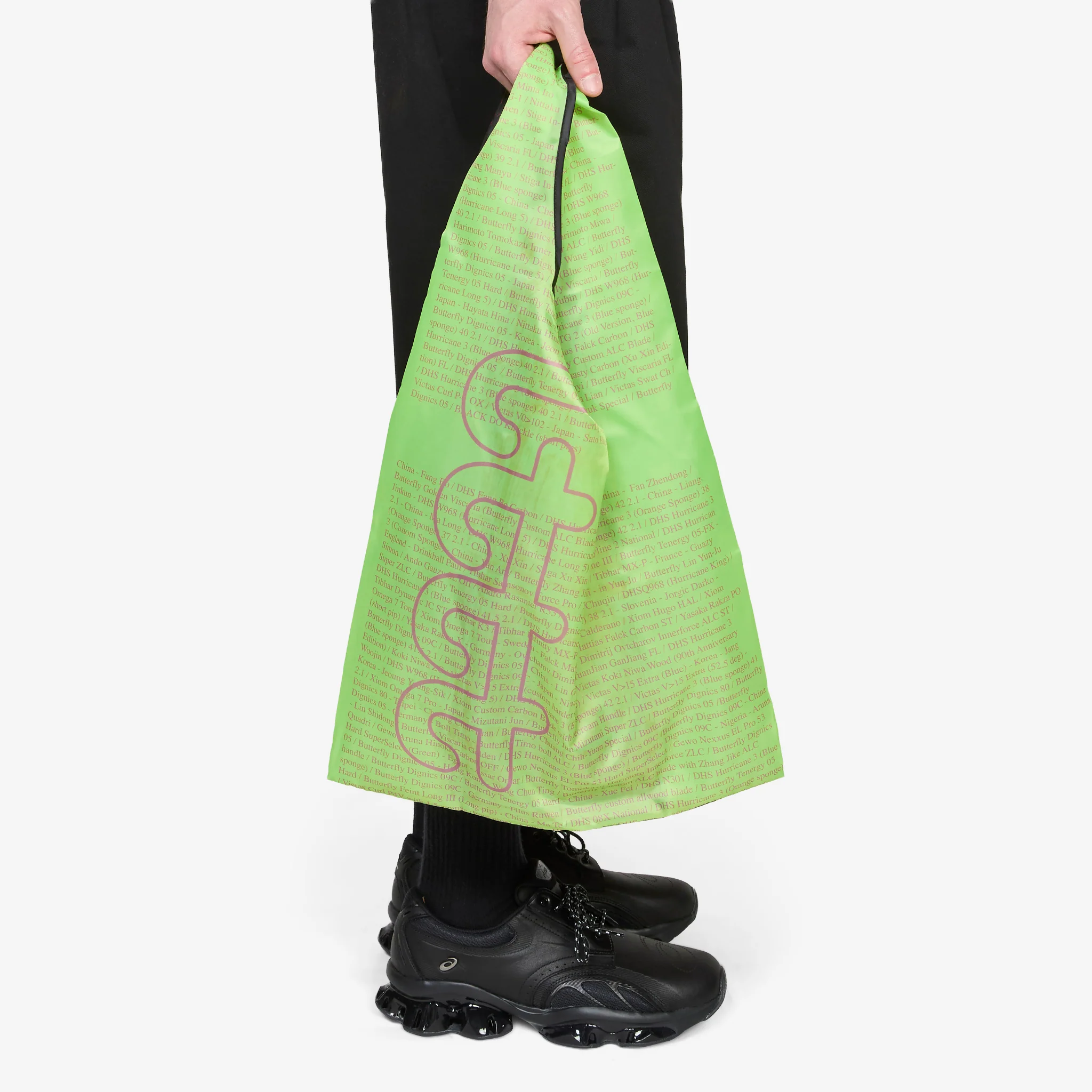 LTTT x Times Reusable Bag Black | Lime - Image 4