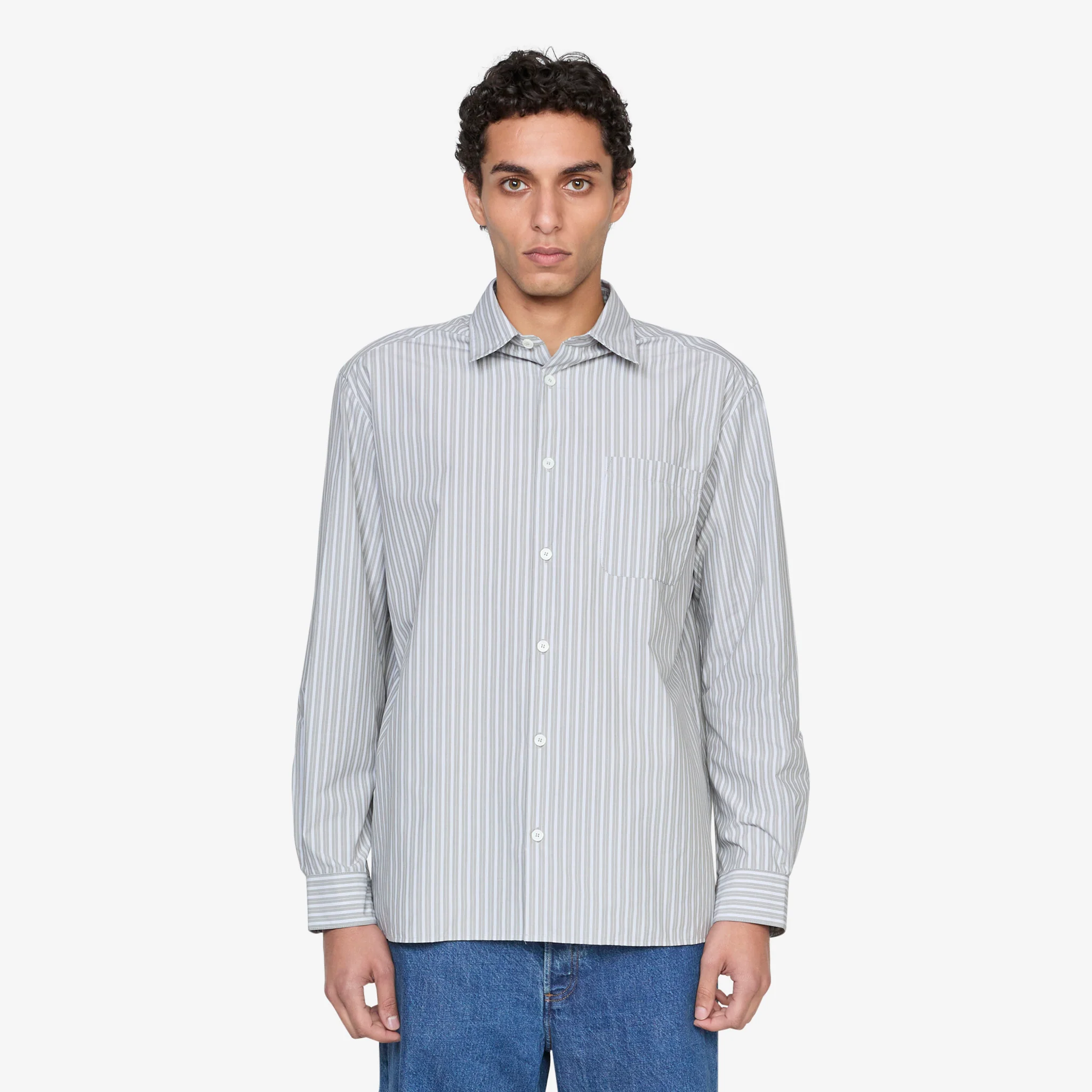 Malo Shirt Gray Green