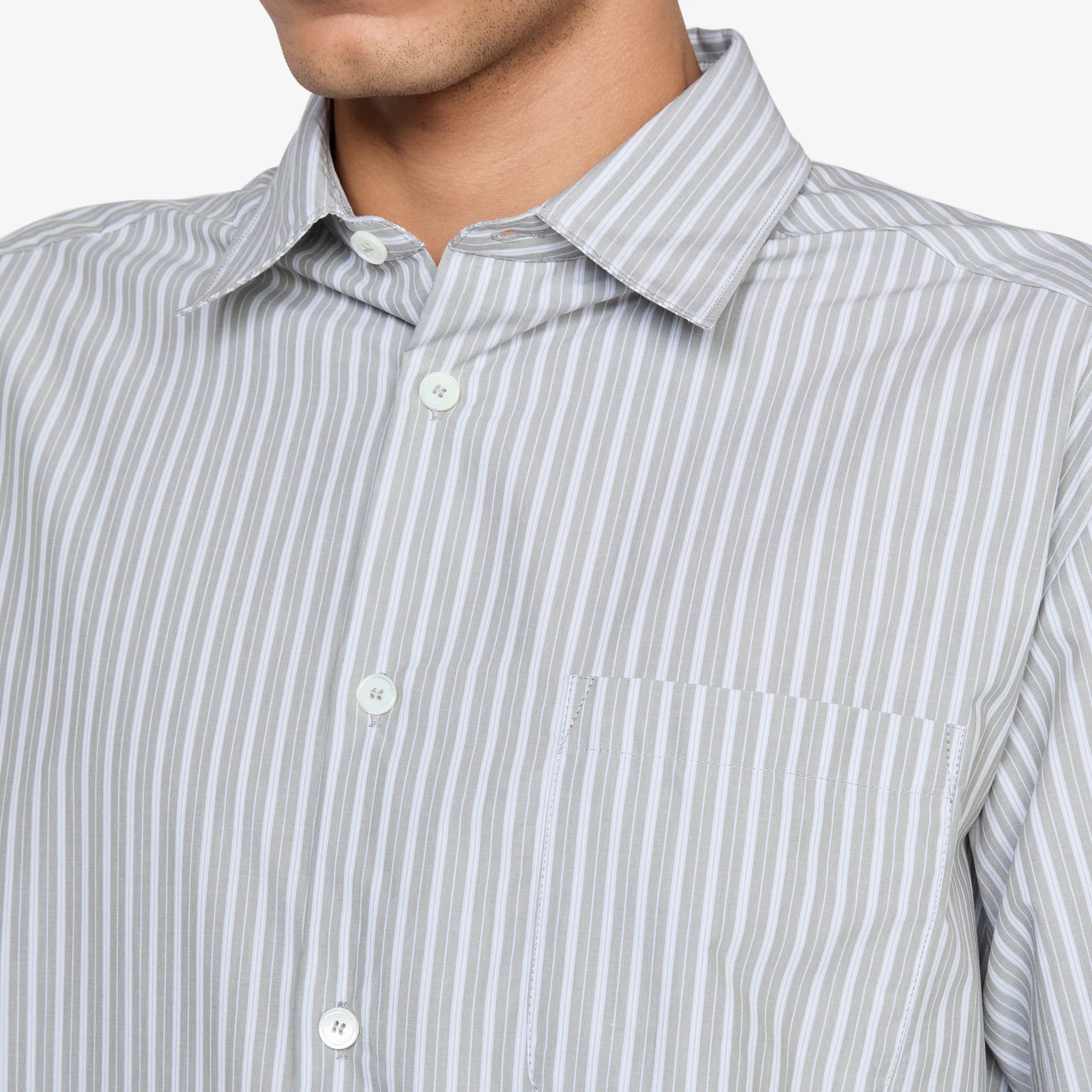 Malo Shirt Gray Green - Image 2