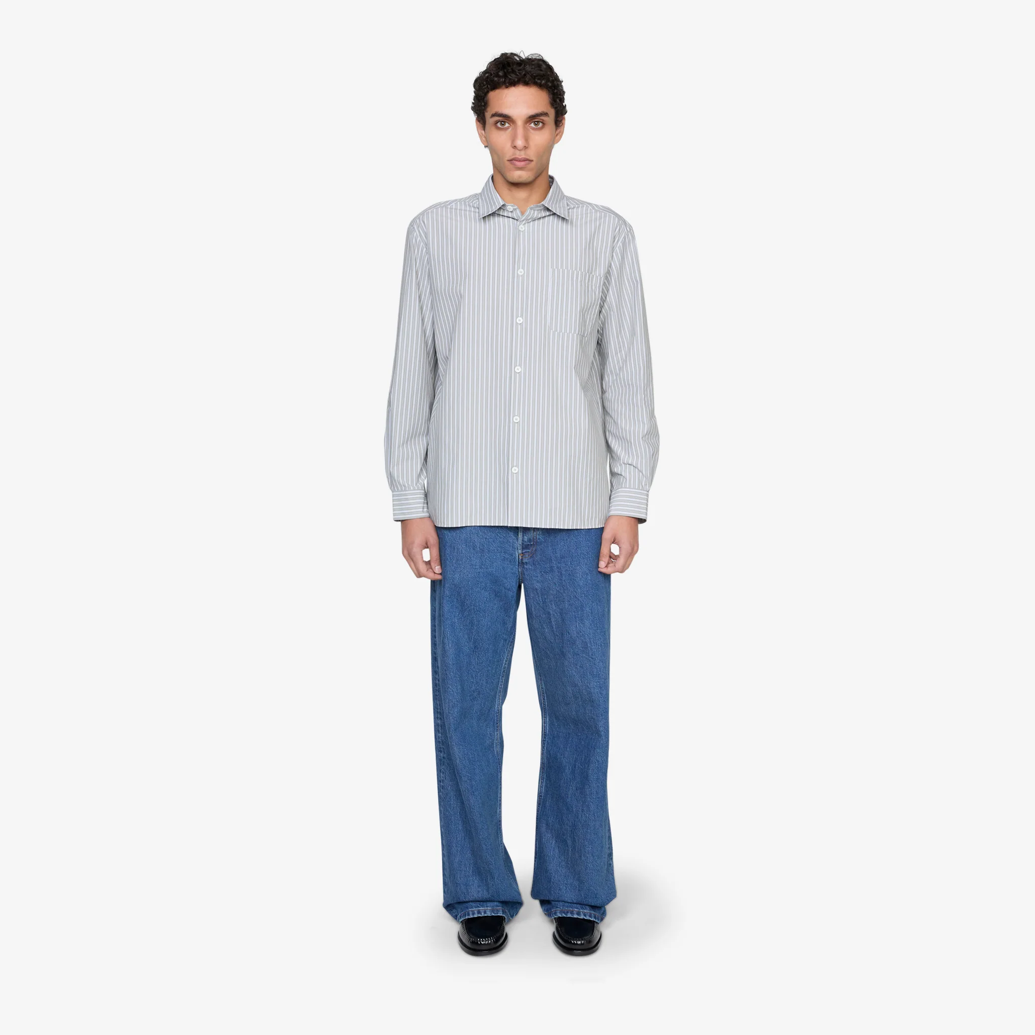 Malo Shirt Gray Green - Image 3