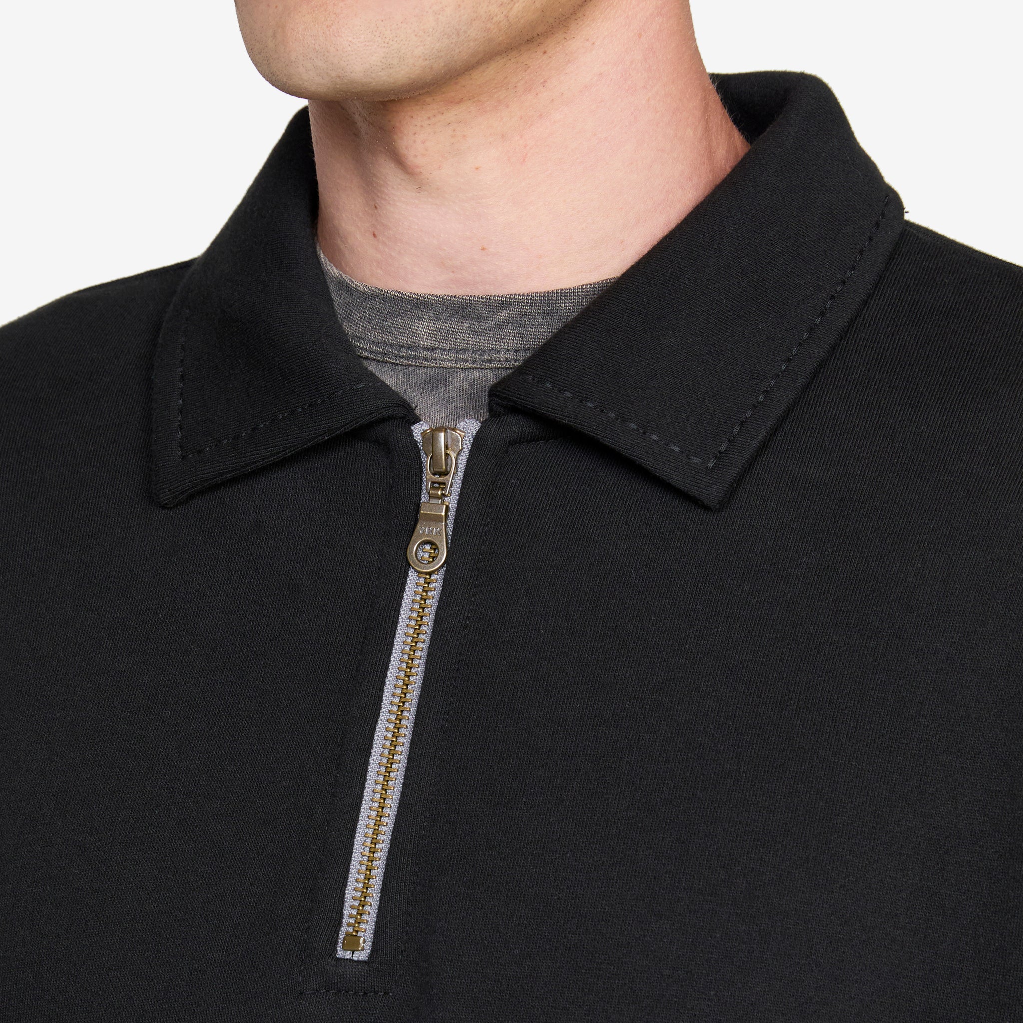 Maus 1/4 Zip Fleece Black - Image 2