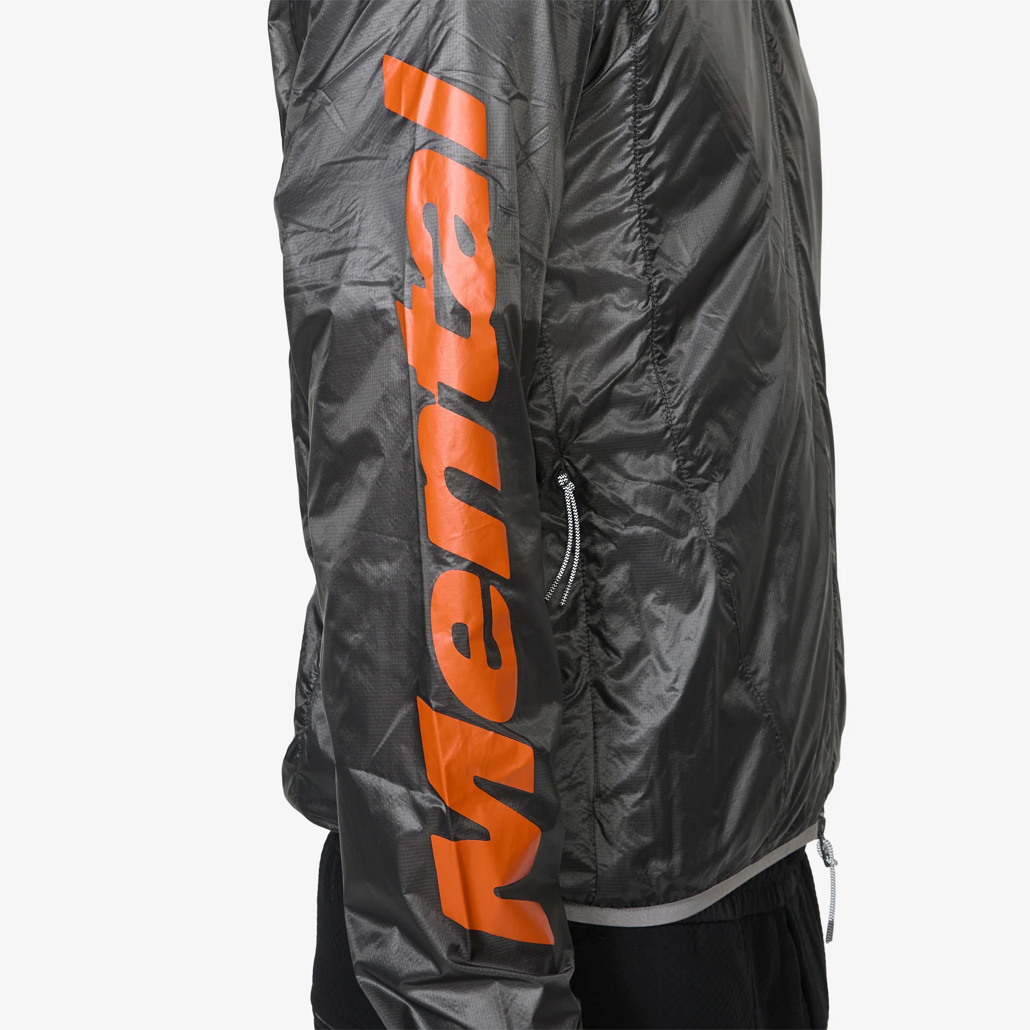 Mental Athletic x Hue Packable Wind Jacket Anthracite - Image 6
