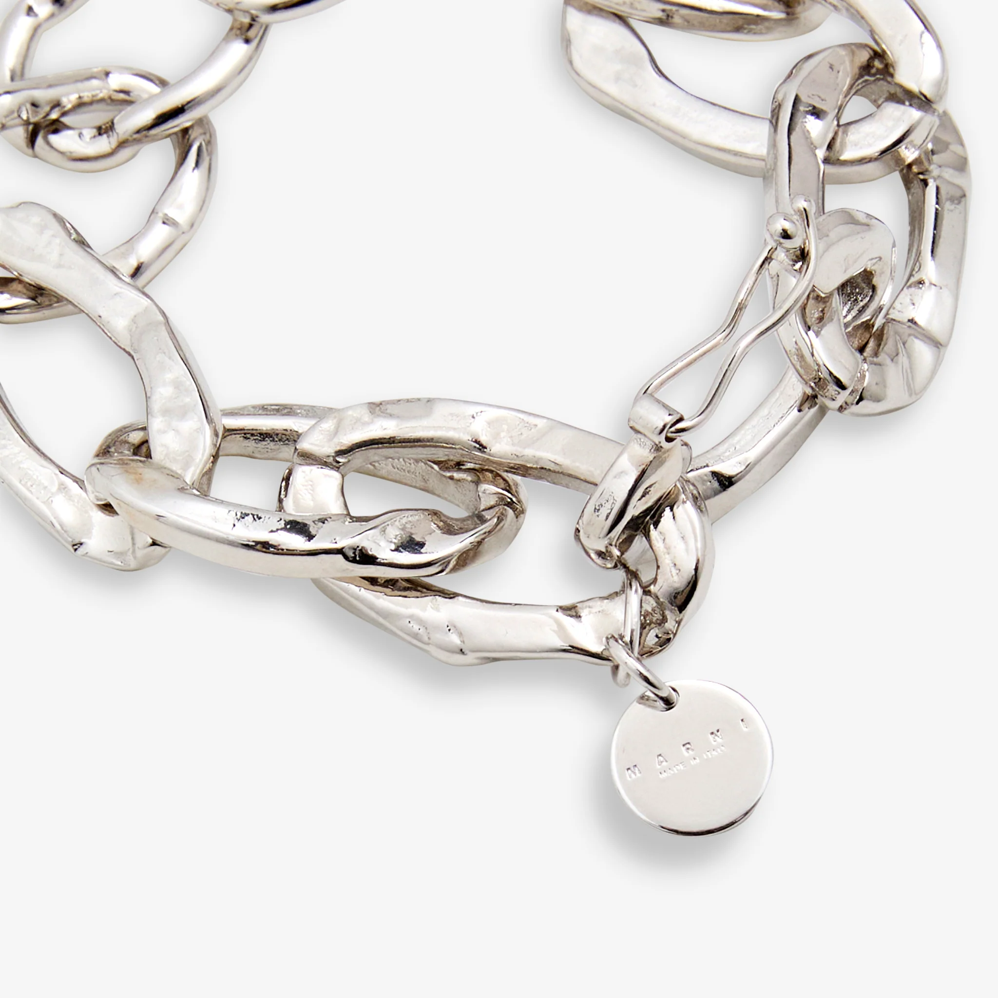 Metal Chain Bracelet Palladium - Image 2