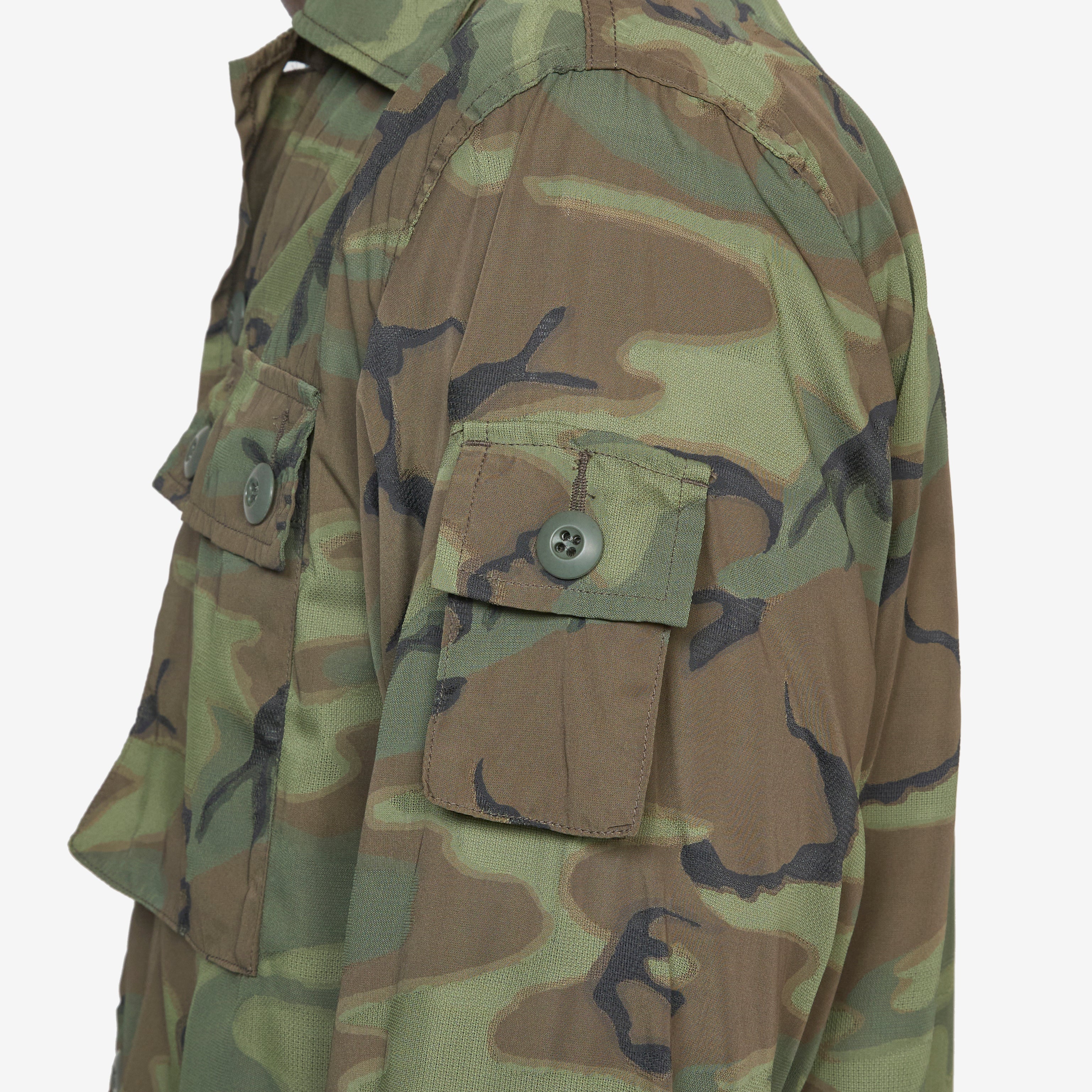MIL-SHT Mesh Camo Jacquard Mapping Print ERDL Camo - Image 4