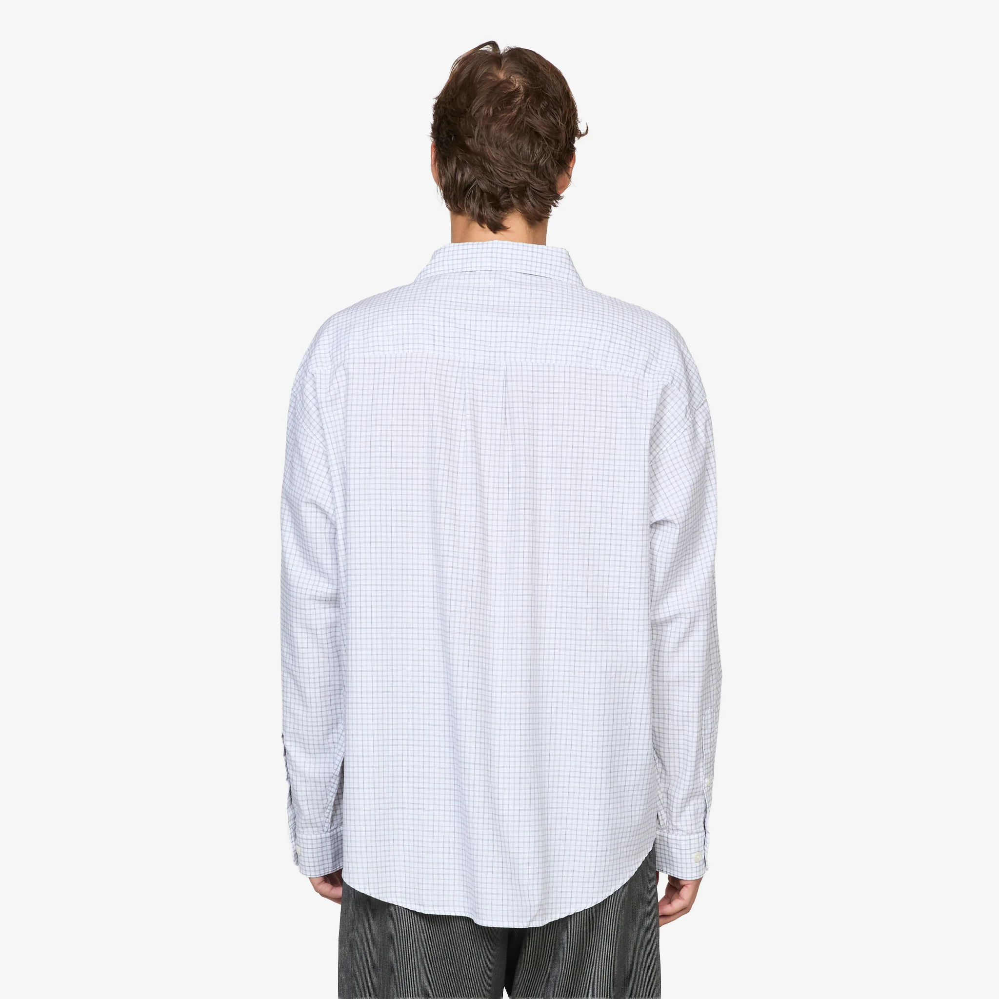 Network Shirt White Vintage Check - Image 3