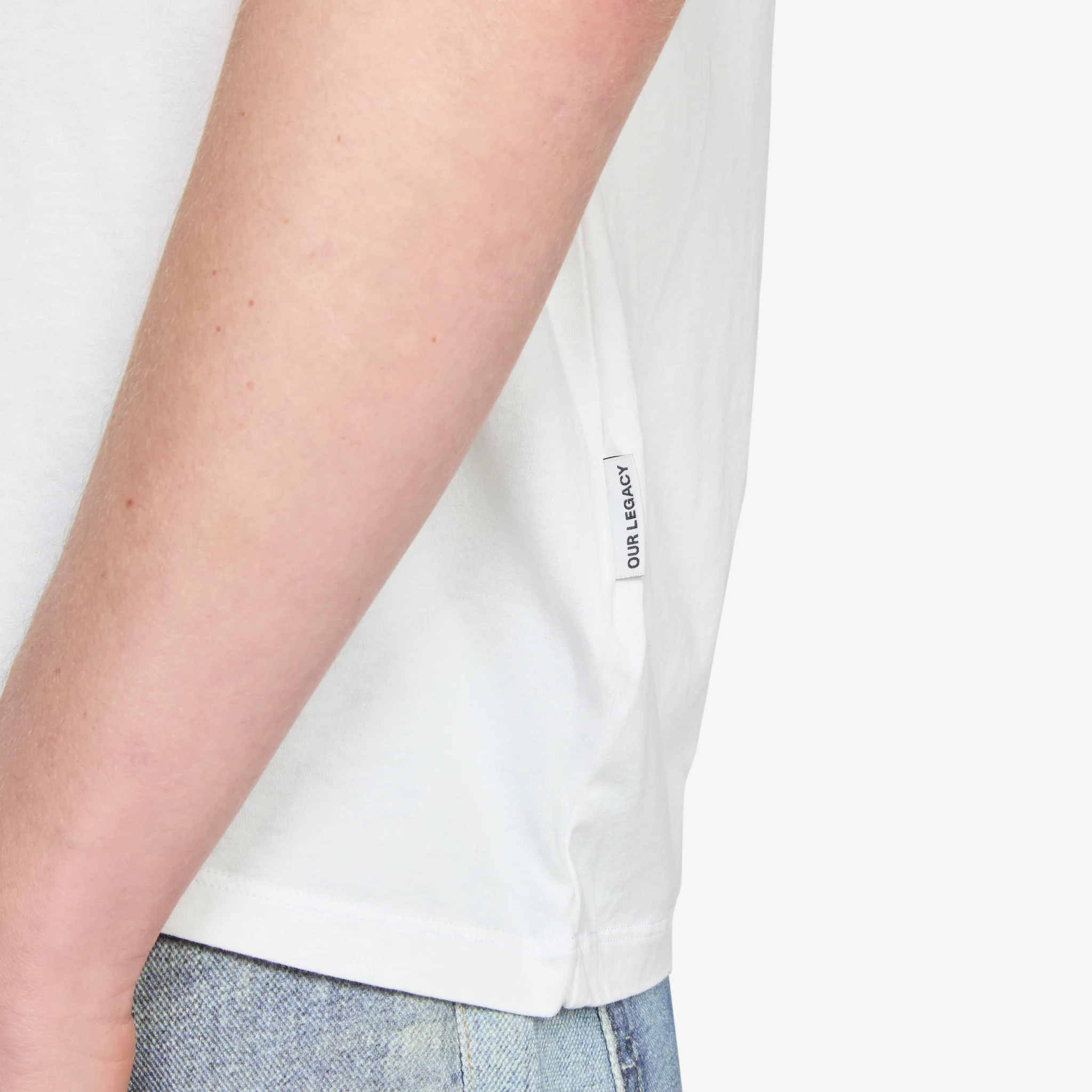 New Box T-Shirt White Clean Jersey - Image 3