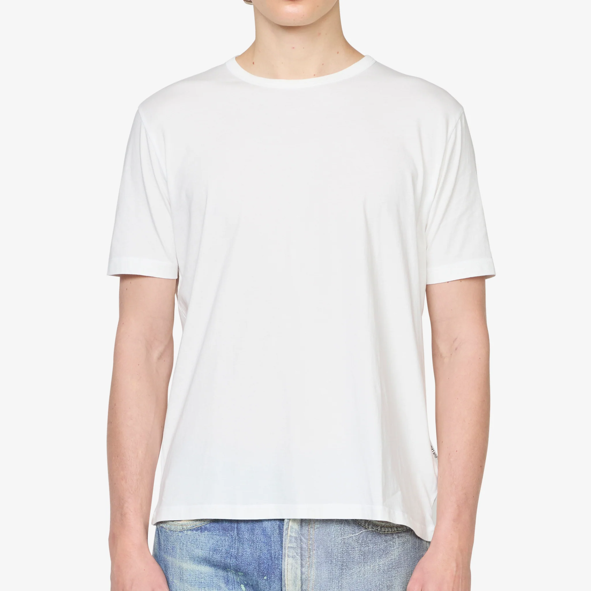 New Box T-Shirt White Clean Jersey - Image 4