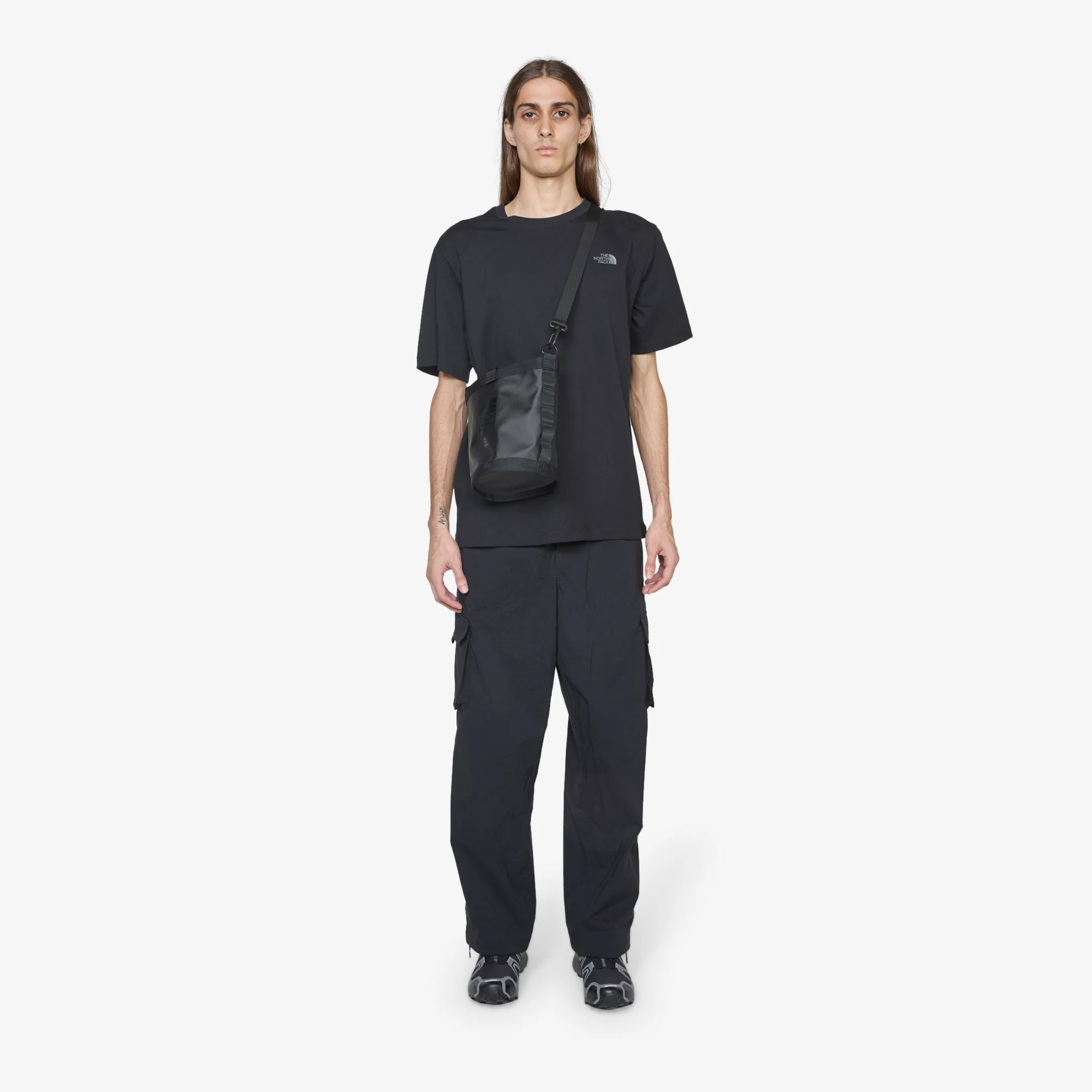 New Mini Base Camp Shoulder Bag TNF Black | TNF White - Image 3