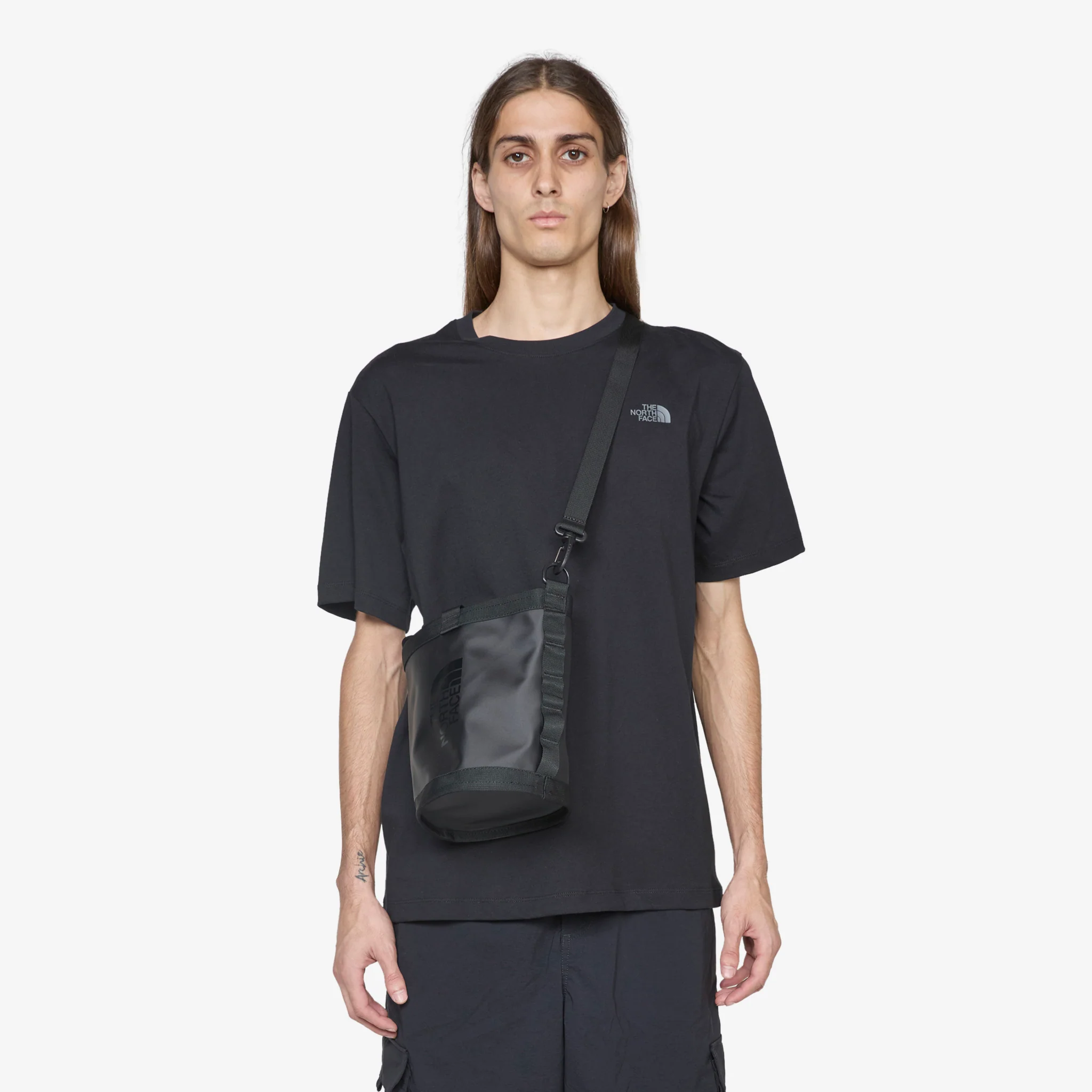 New Mini Base Camp Shoulder Bag TNF Black | TNF White - Image 4
