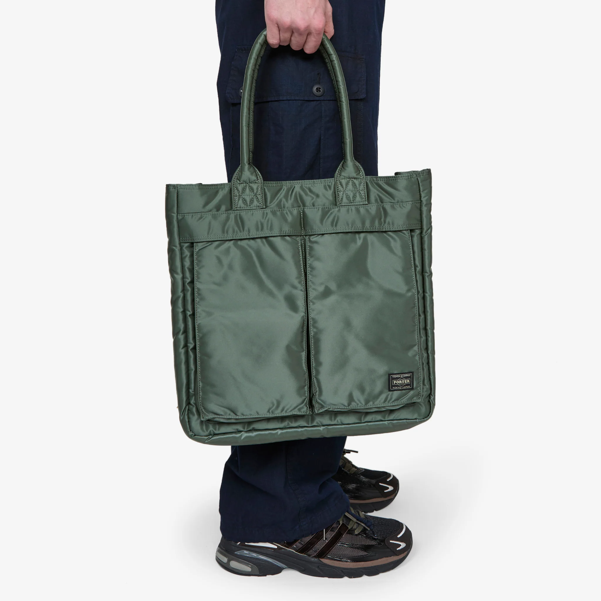 All New Tanker Carrying Tote Bag Sage Green - Image 4