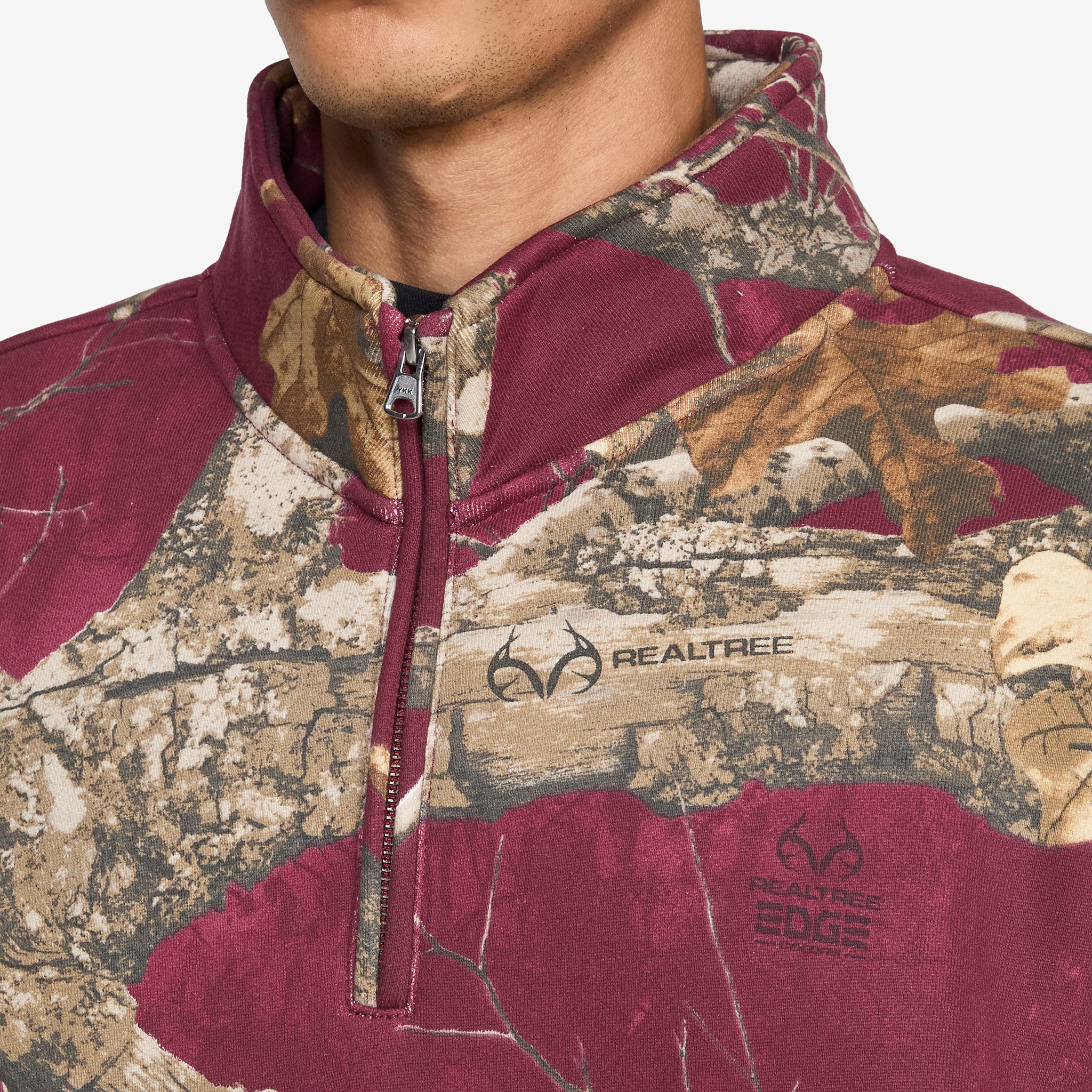 New York Arch Quarter Zip Merlot - Image 3