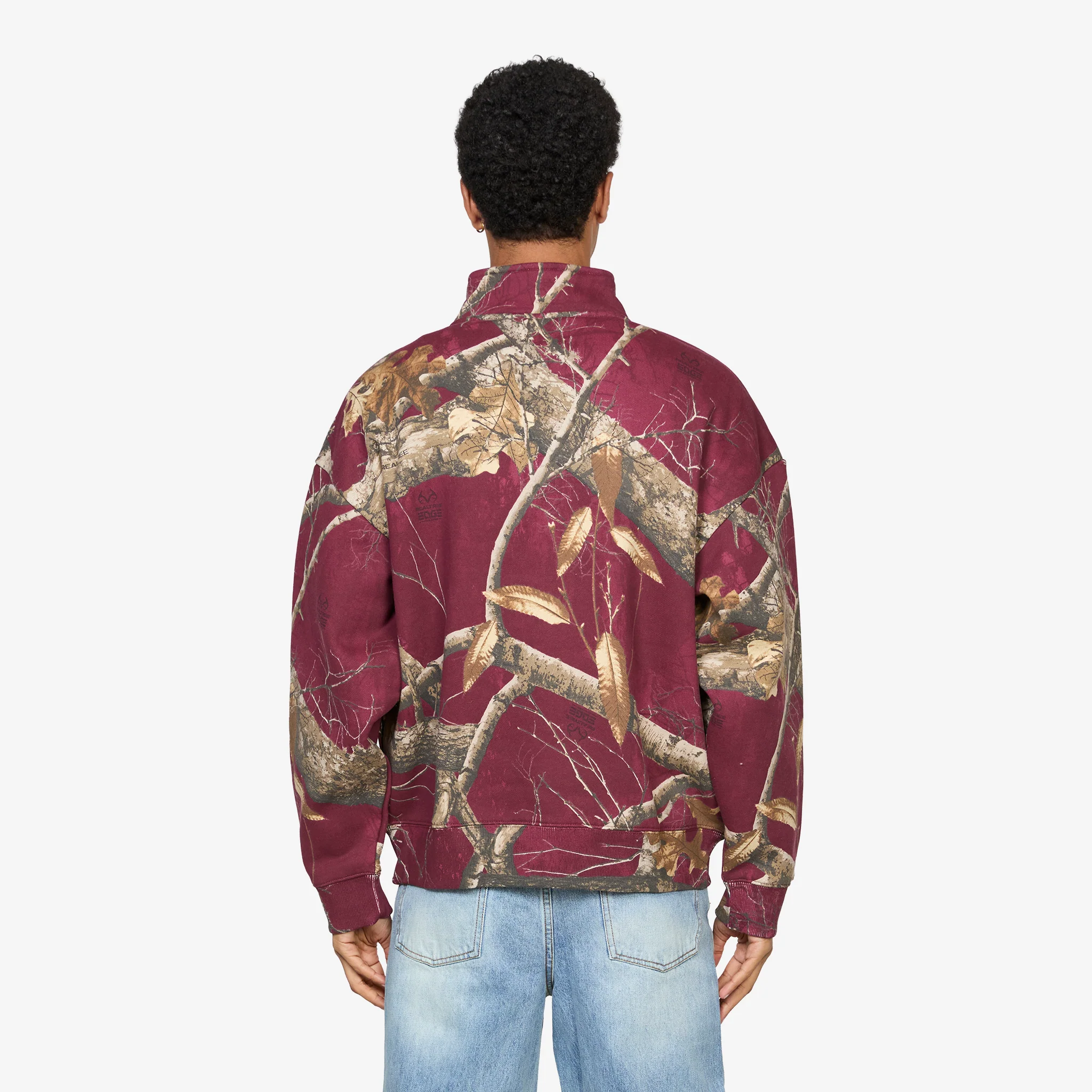 New York Arch Quarter Zip Merlot - Image 4