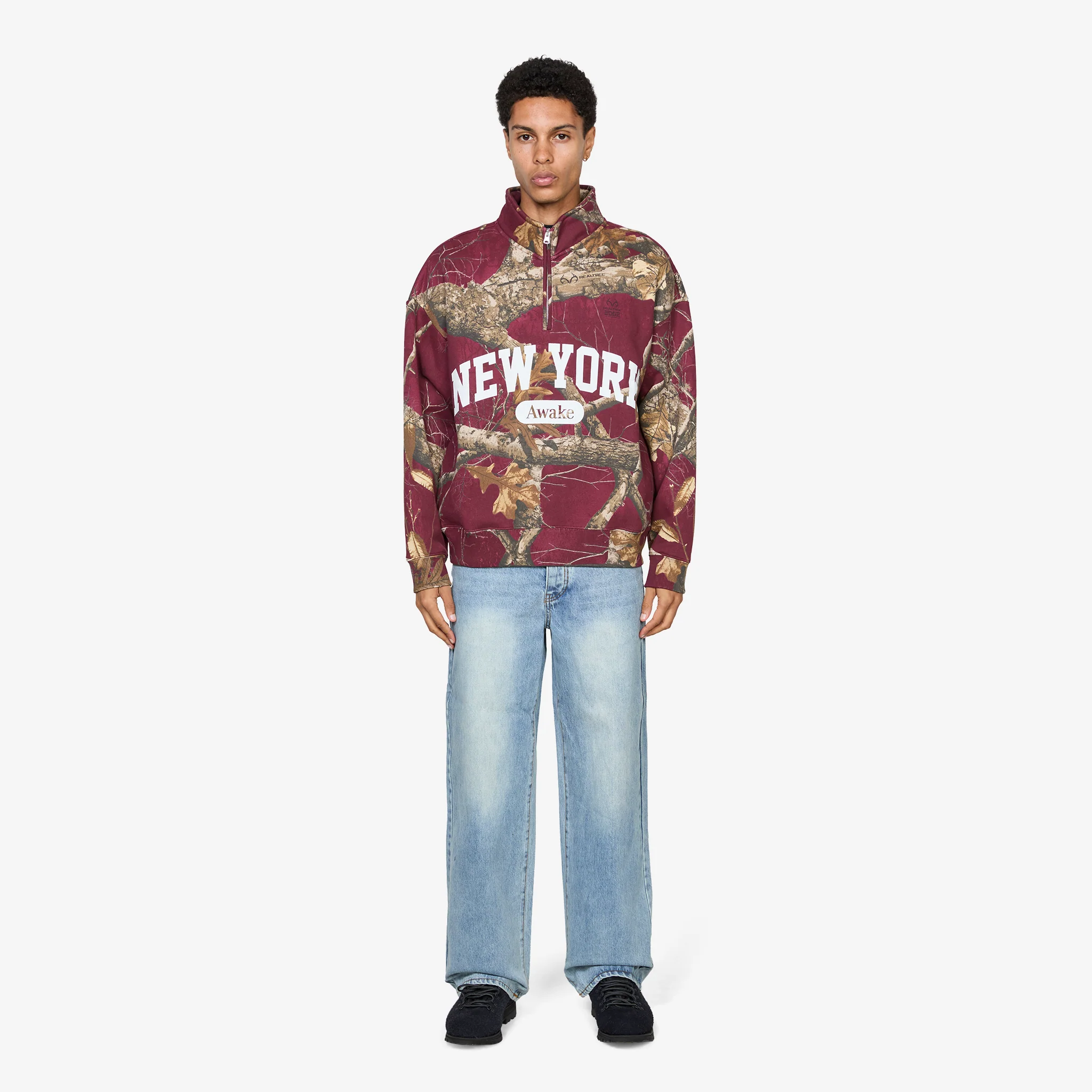 New York Arch Quarter Zip Merlot - Image 5