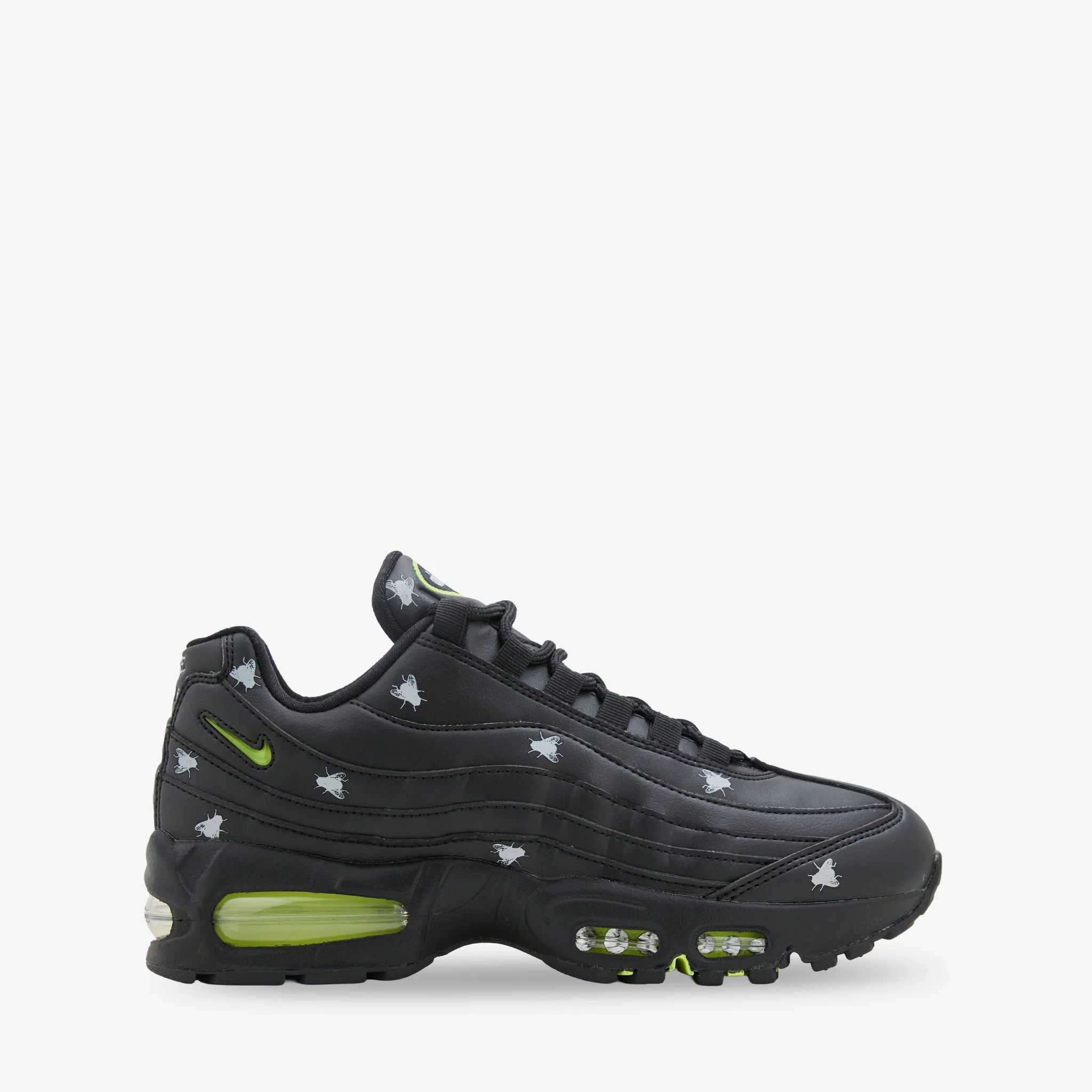 Air Max 95 PRM Black | Neon Yellow | Black | Metallic Dark Grey - Image 2
