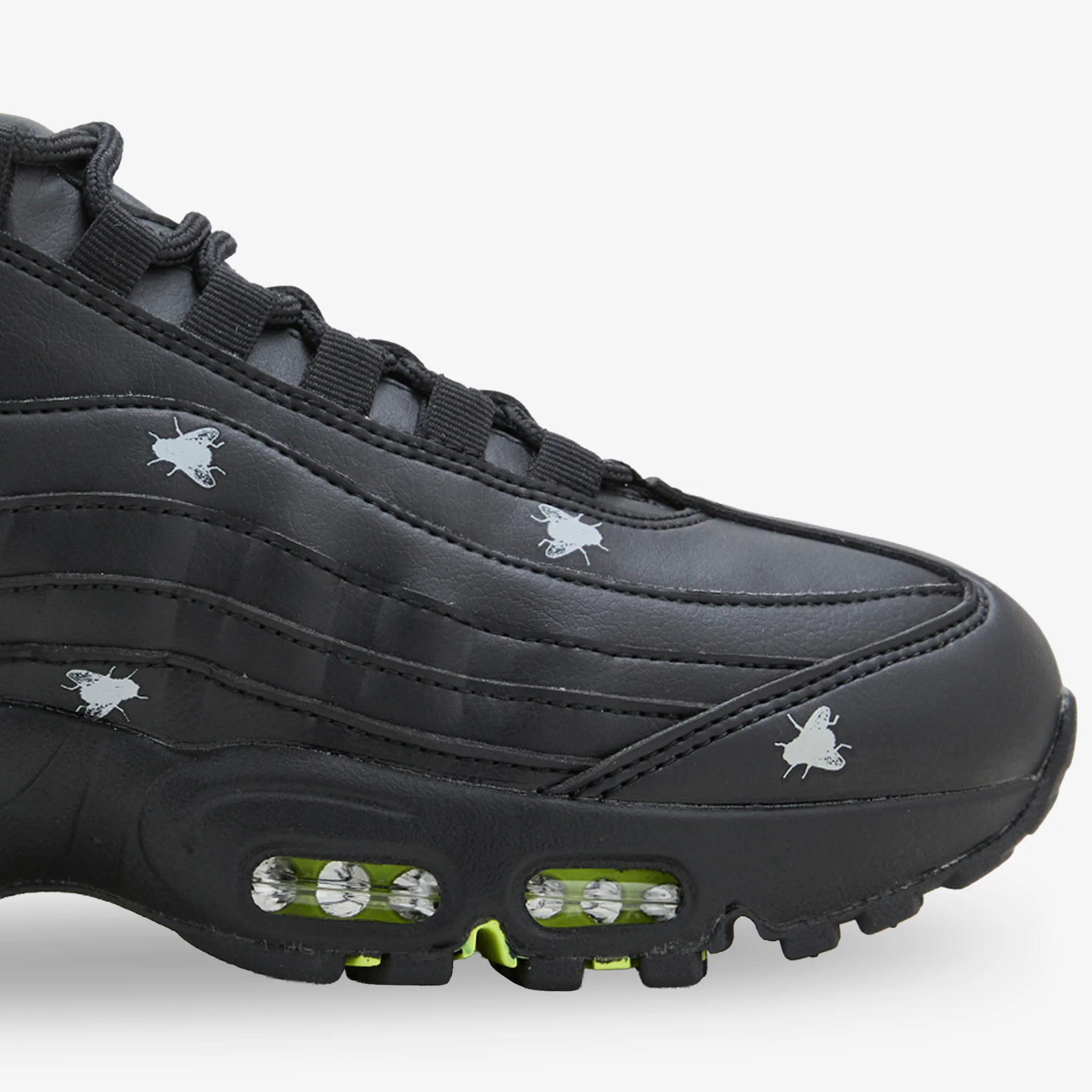Air Max 95 PRM Black | Neon Yellow | Black | Metallic Dark Grey - Image 4