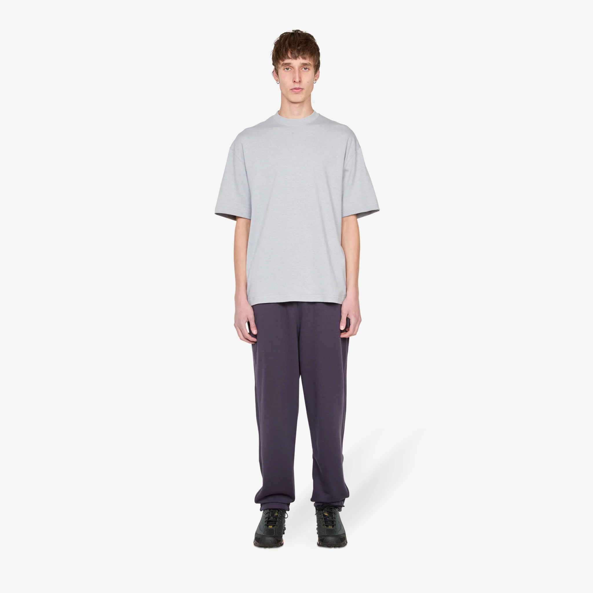 Nike Wool Classics T-Shirt Matte Silver | Heather Grey - Image 3