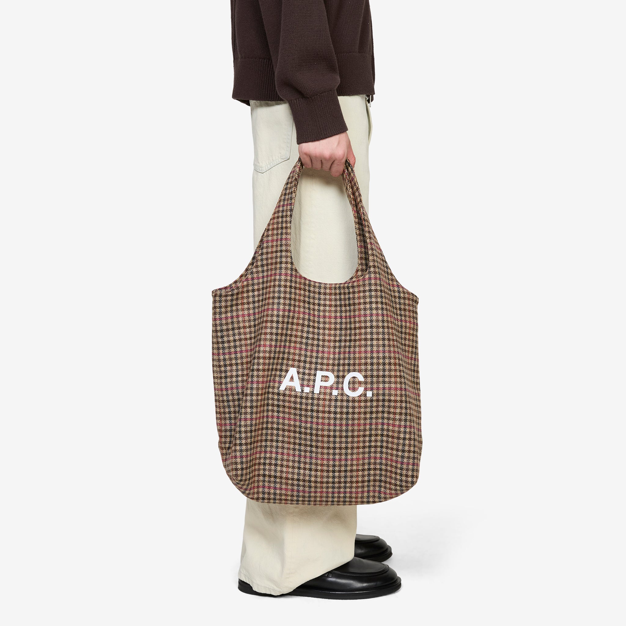 Ninon Tote Brown Tartan