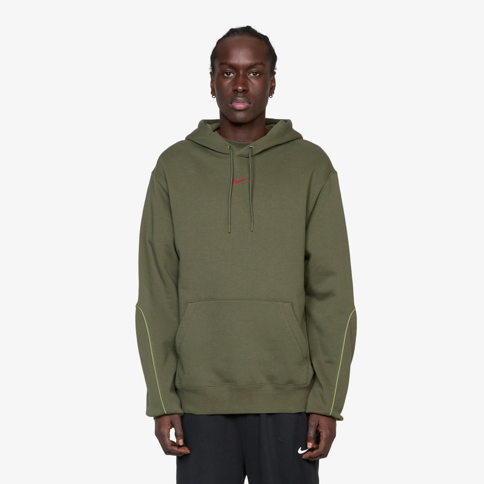 NOCTA Fleece Hoodie Cargo Khaki | Team Red