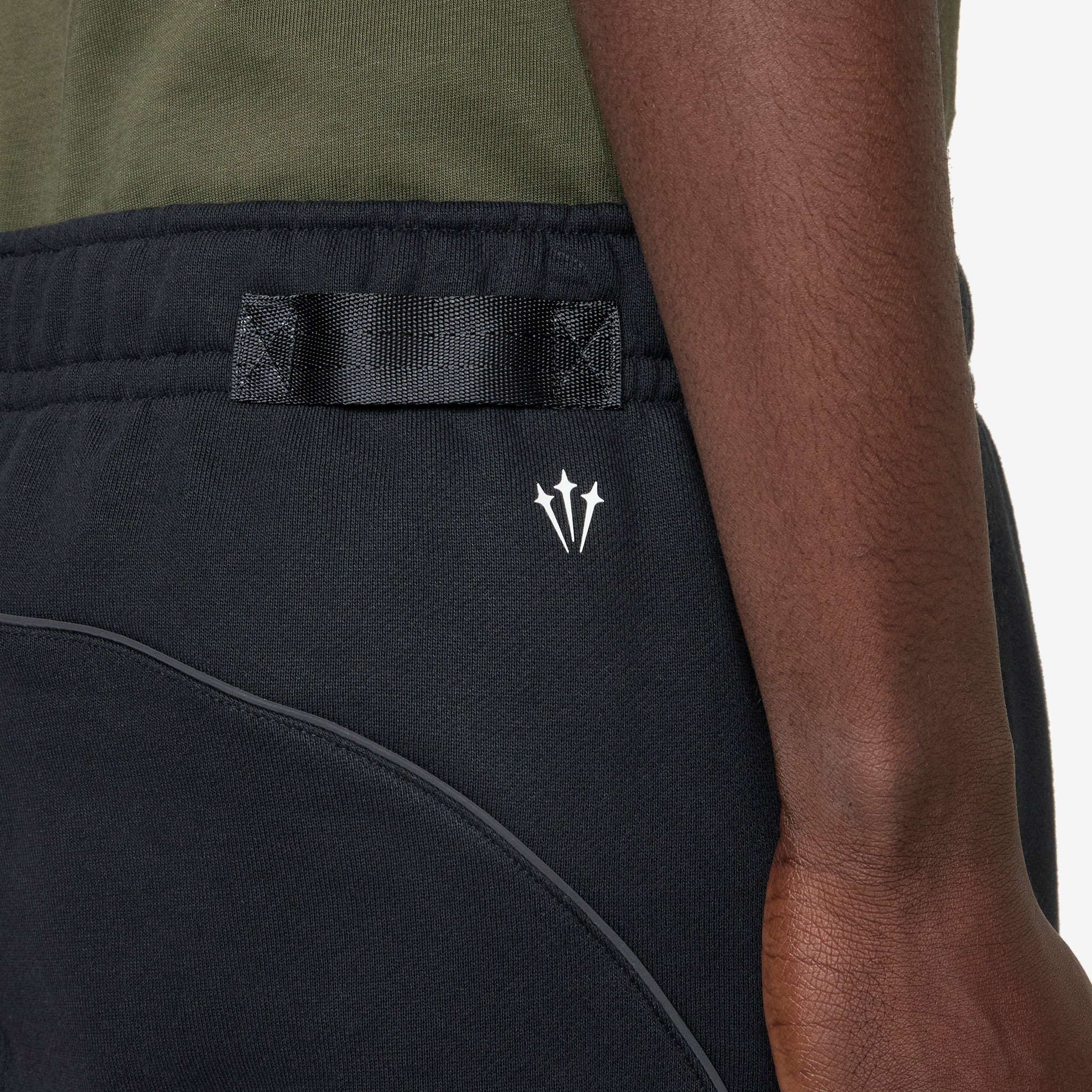 NOCTA Fleece Sweatpant Black | White - Image 4