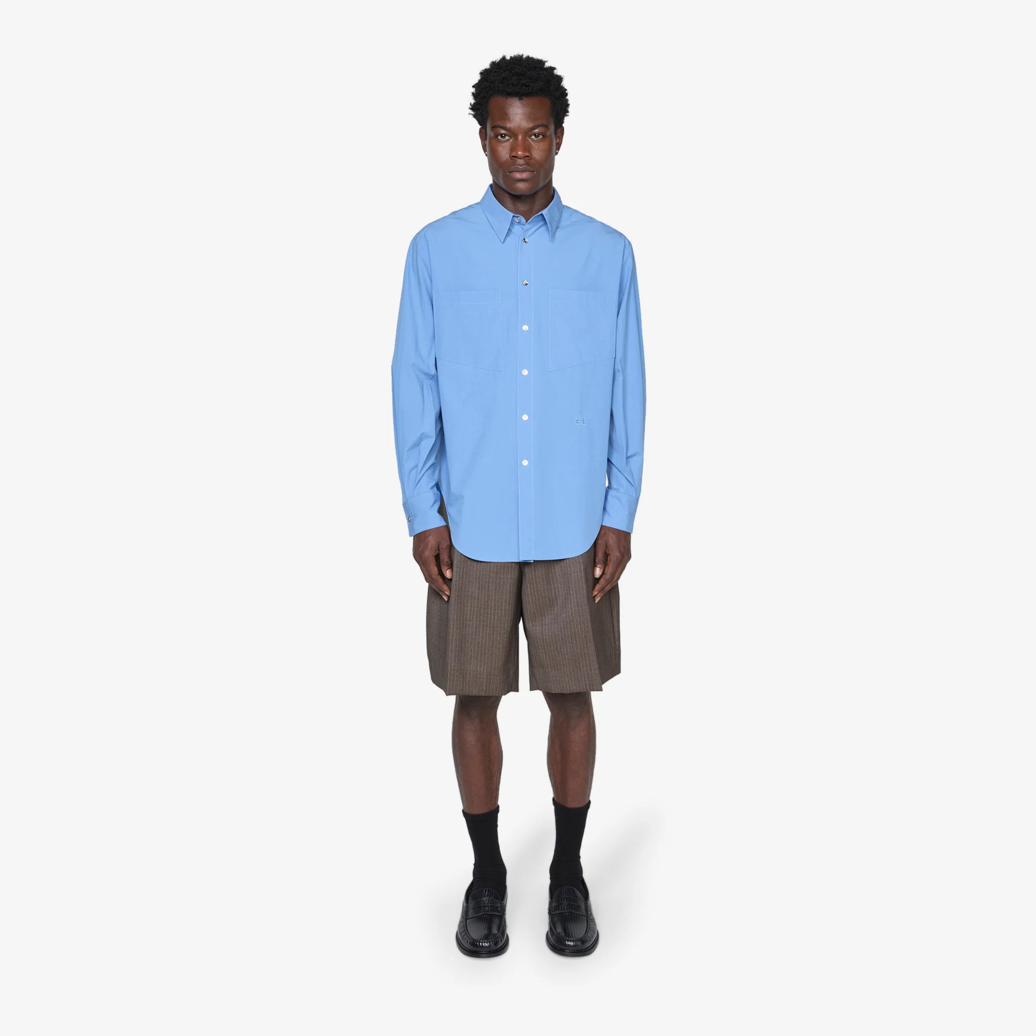 Notebook Shirt French Blue - Image 7