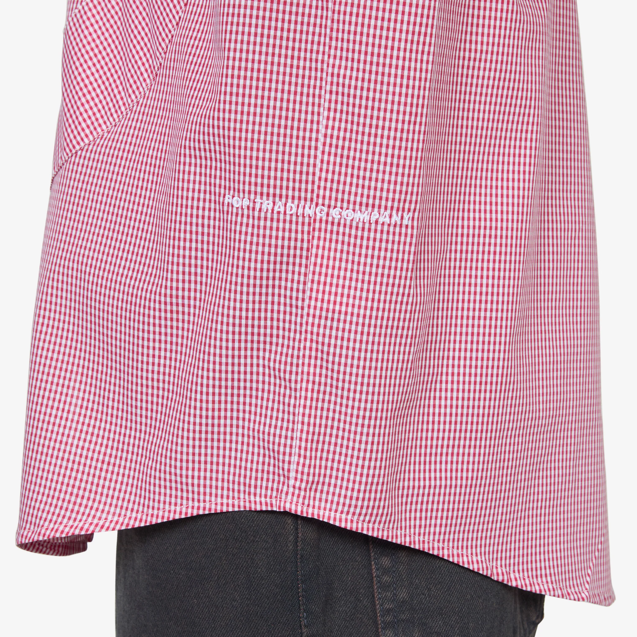 O Gingham Shirt Red | White - Image 3