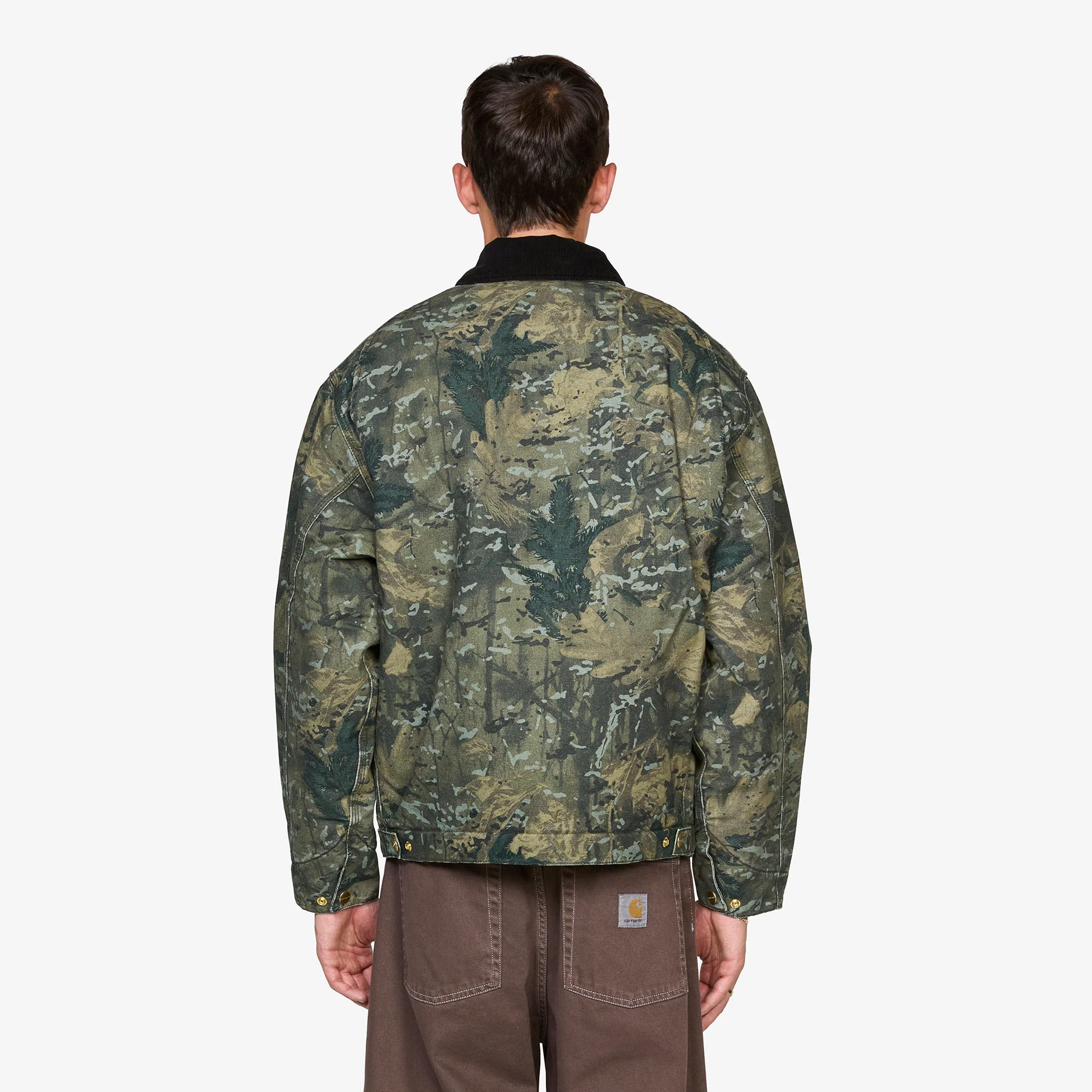OG Detroit Jacket Camo Combi Green | Black Stone Washed - Image 5