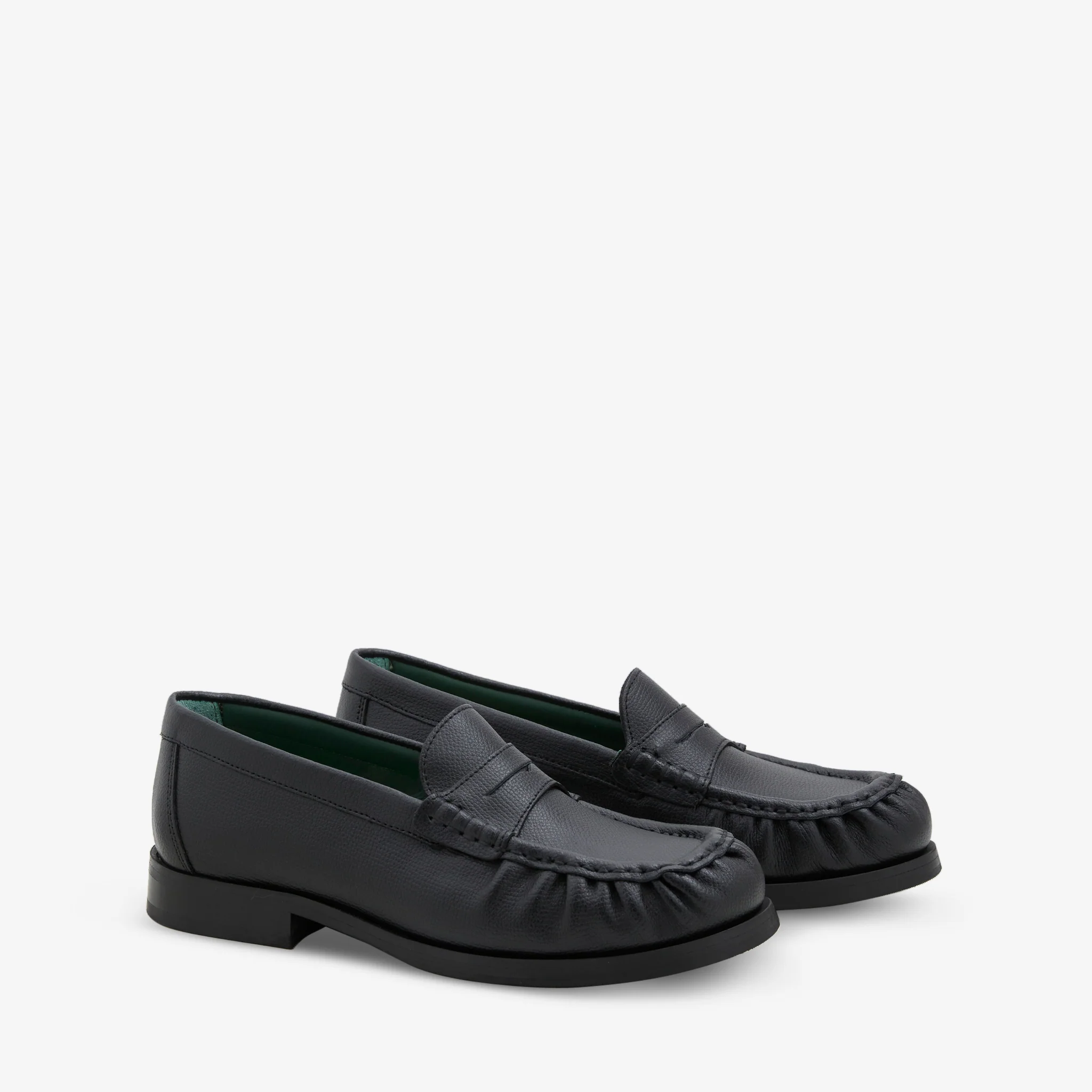Ogee Black Grain Leather