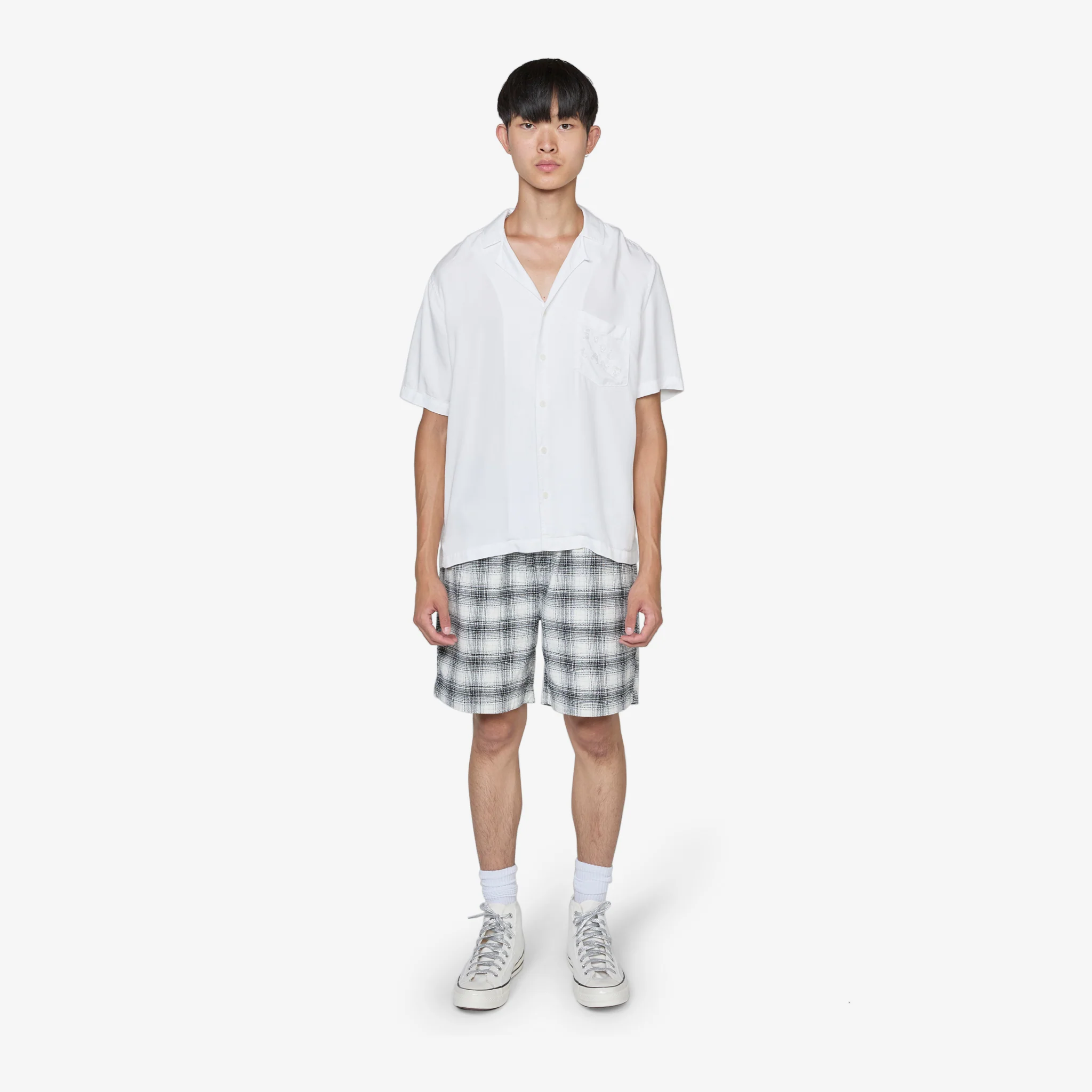 Orson Beaded Shirt White - Image 6