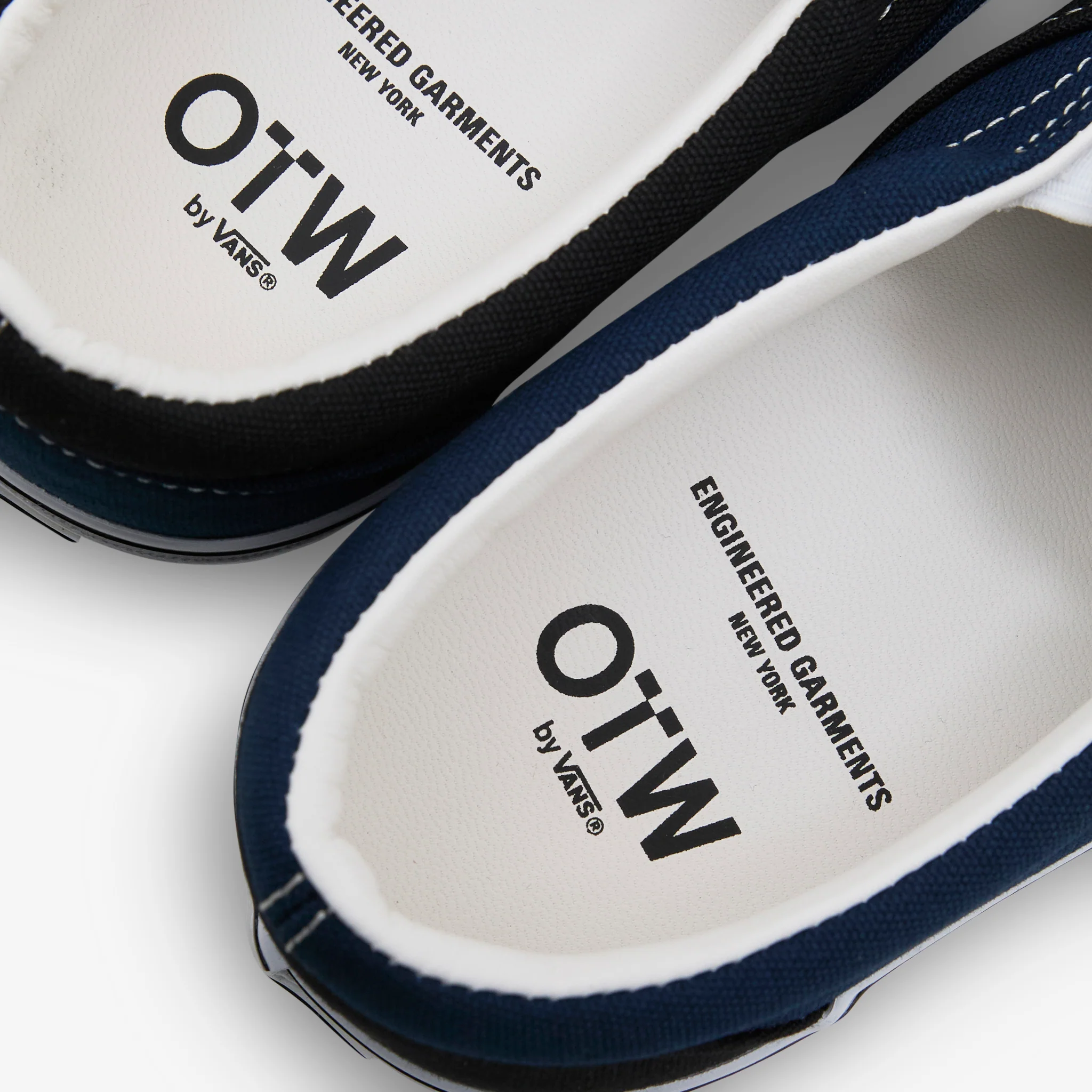 Engineered Garments x OTW Classic Slip-On 98 Black | Blue - Image 5