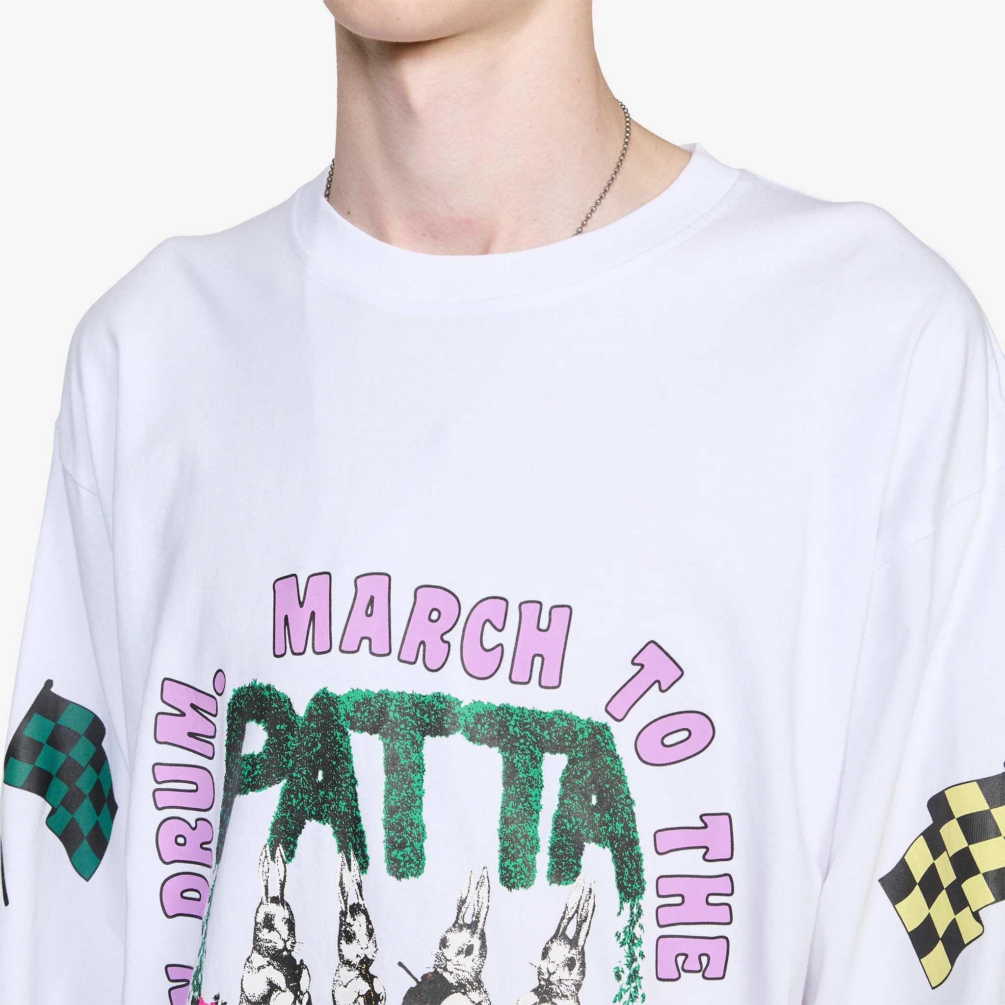 Own Your Own Mind Long Sleeve T-Shirt White - Image 3