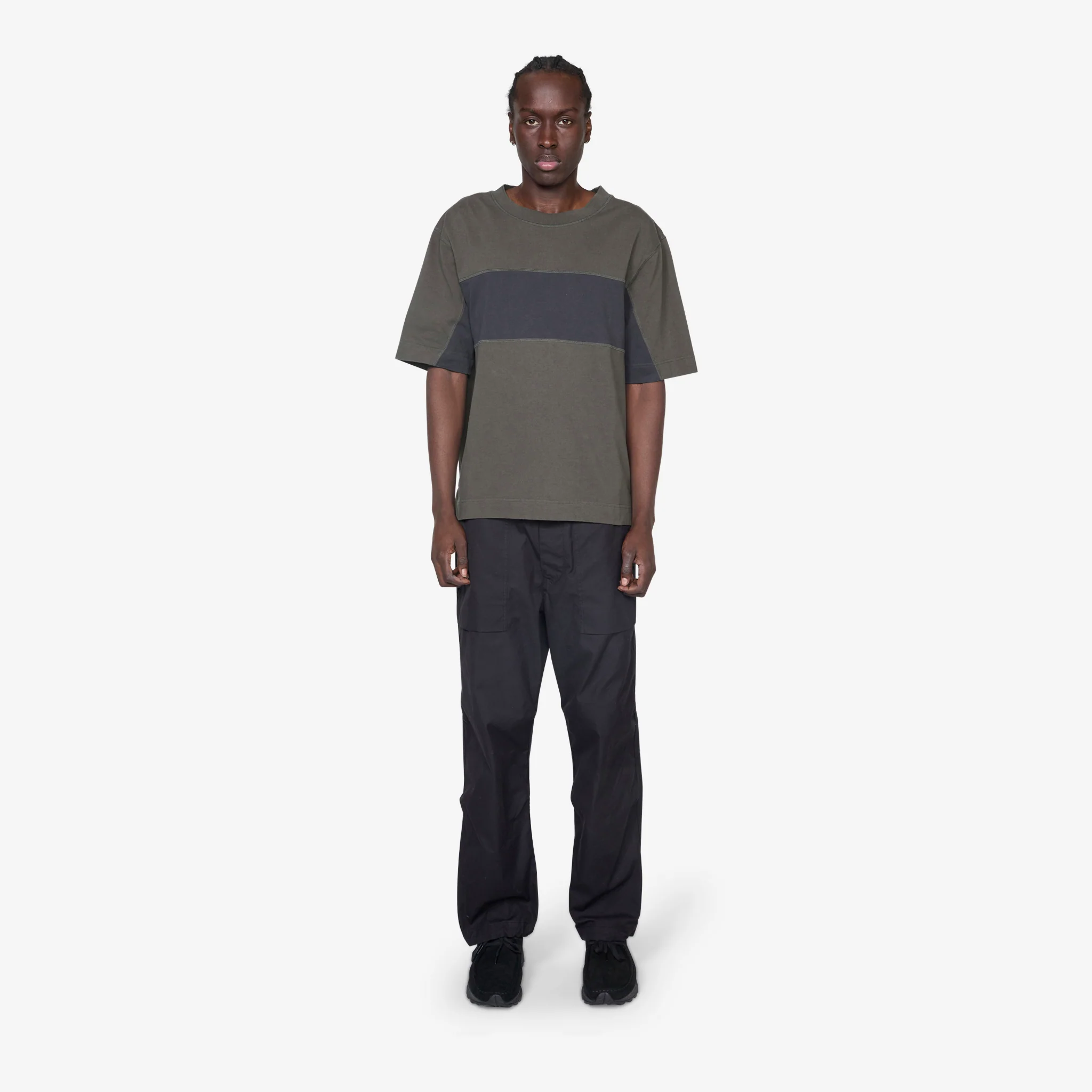 Panel T-Shirt Assam | Off Black - Image 4