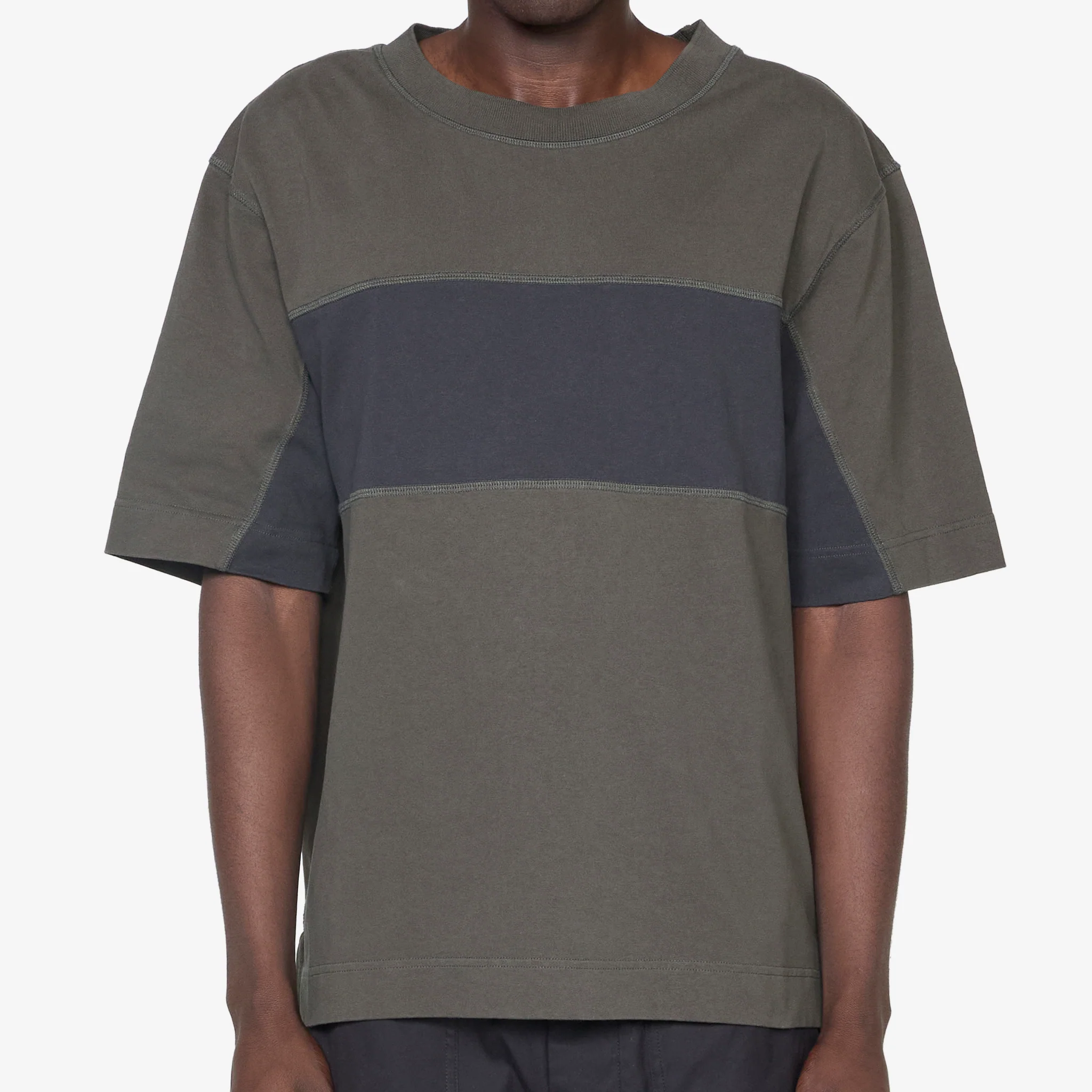 Panel T-Shirt Assam | Off Black - Image 5
