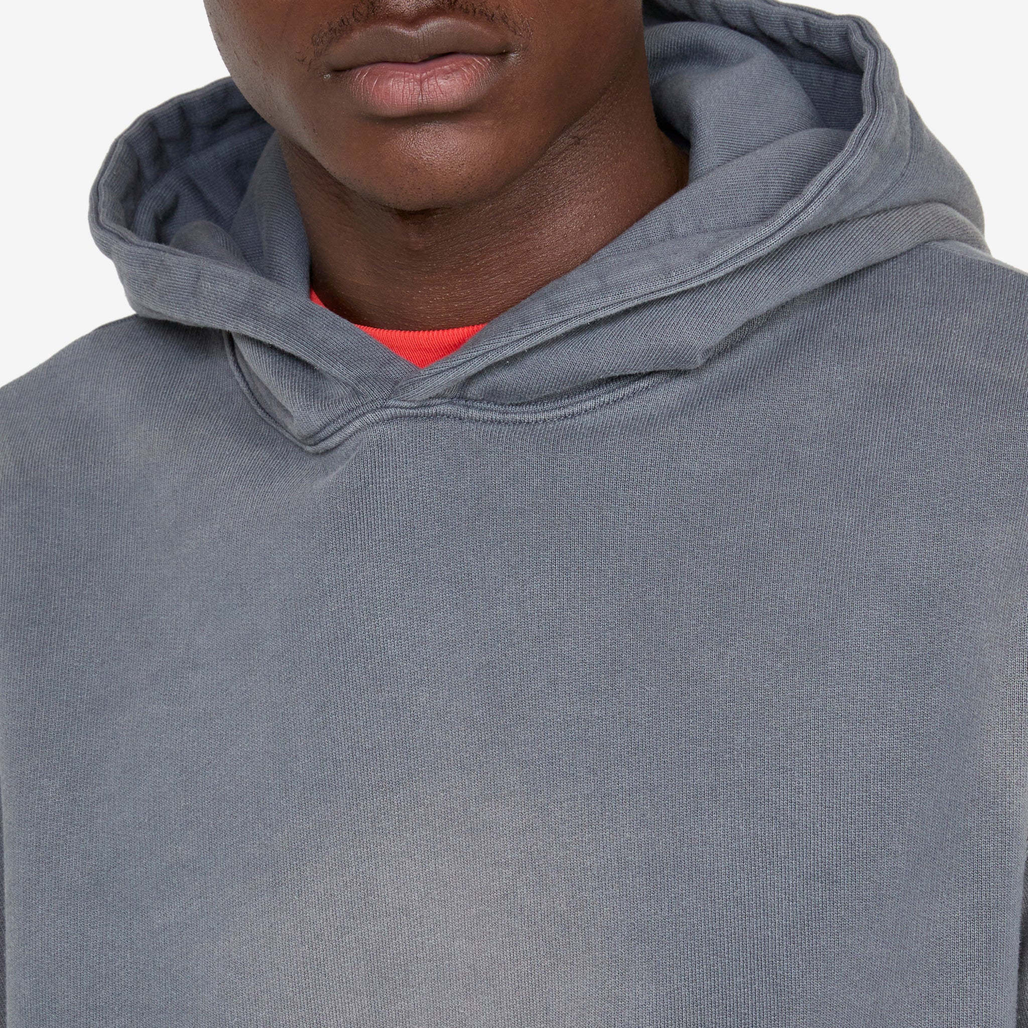 Pareidolia Hoodie Faded Grey - Image 3
