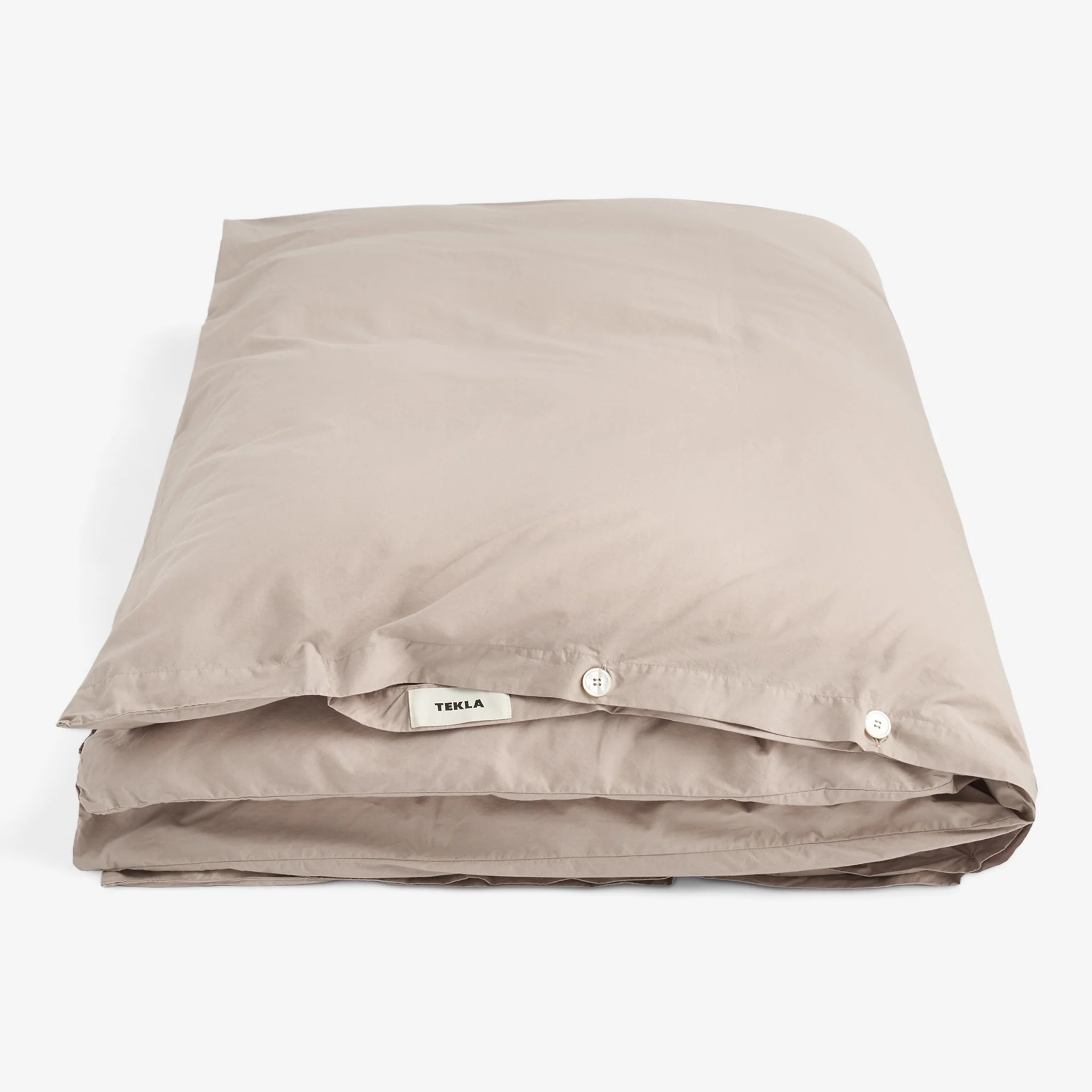 Percale Duvet Cover Clay