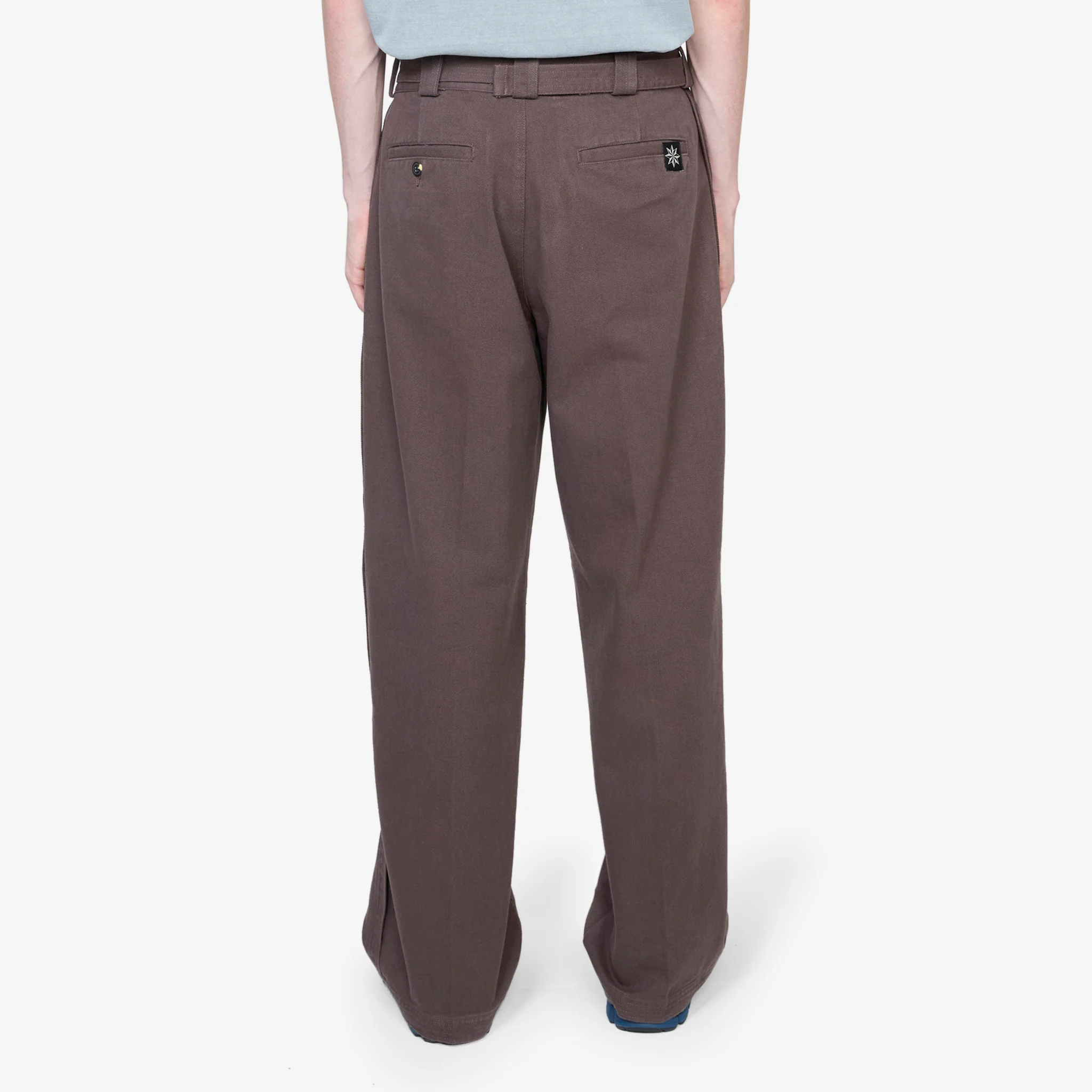 Pleated Work Pant Dark Grey - Image 4