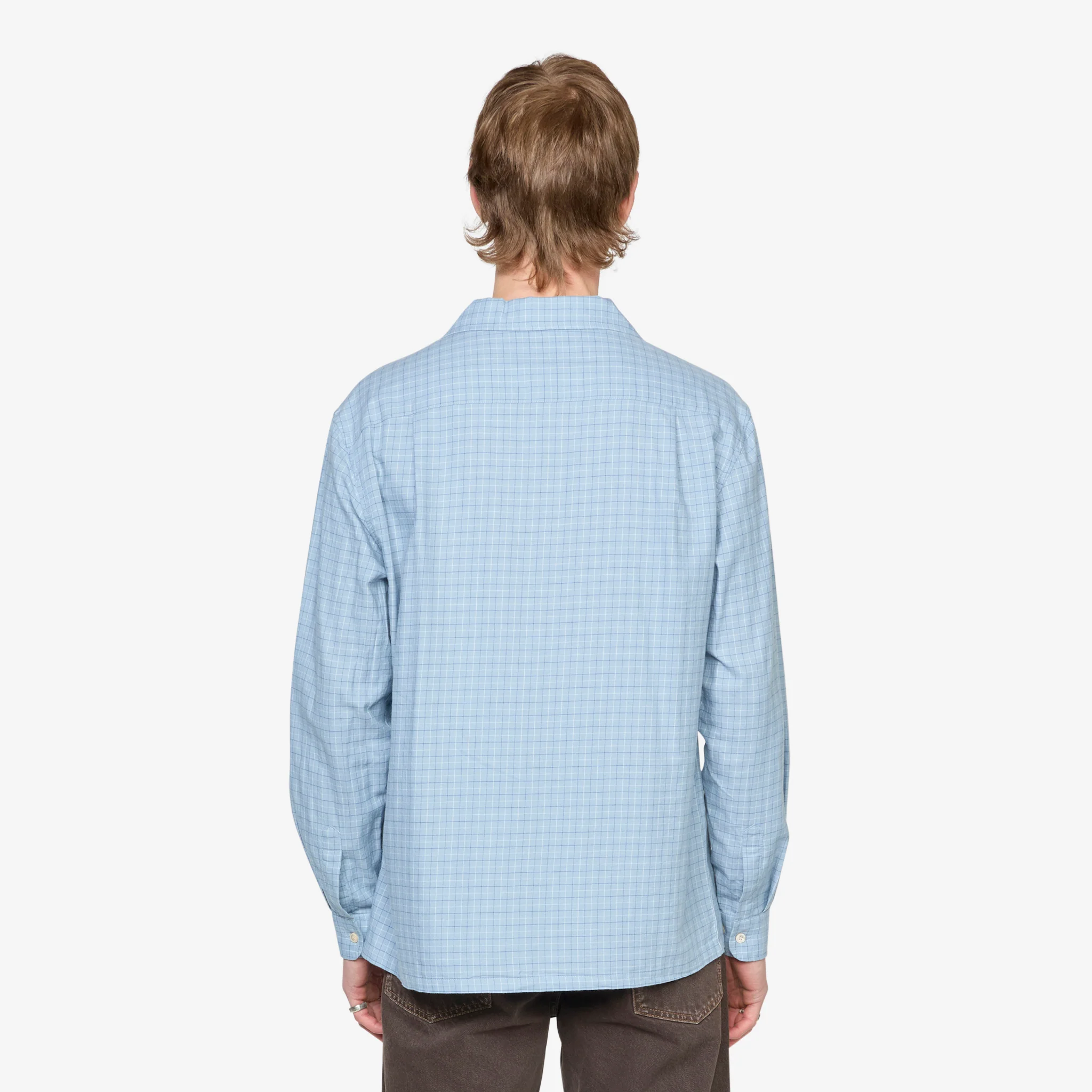 Pocket Shirt Blue Check - Image 3