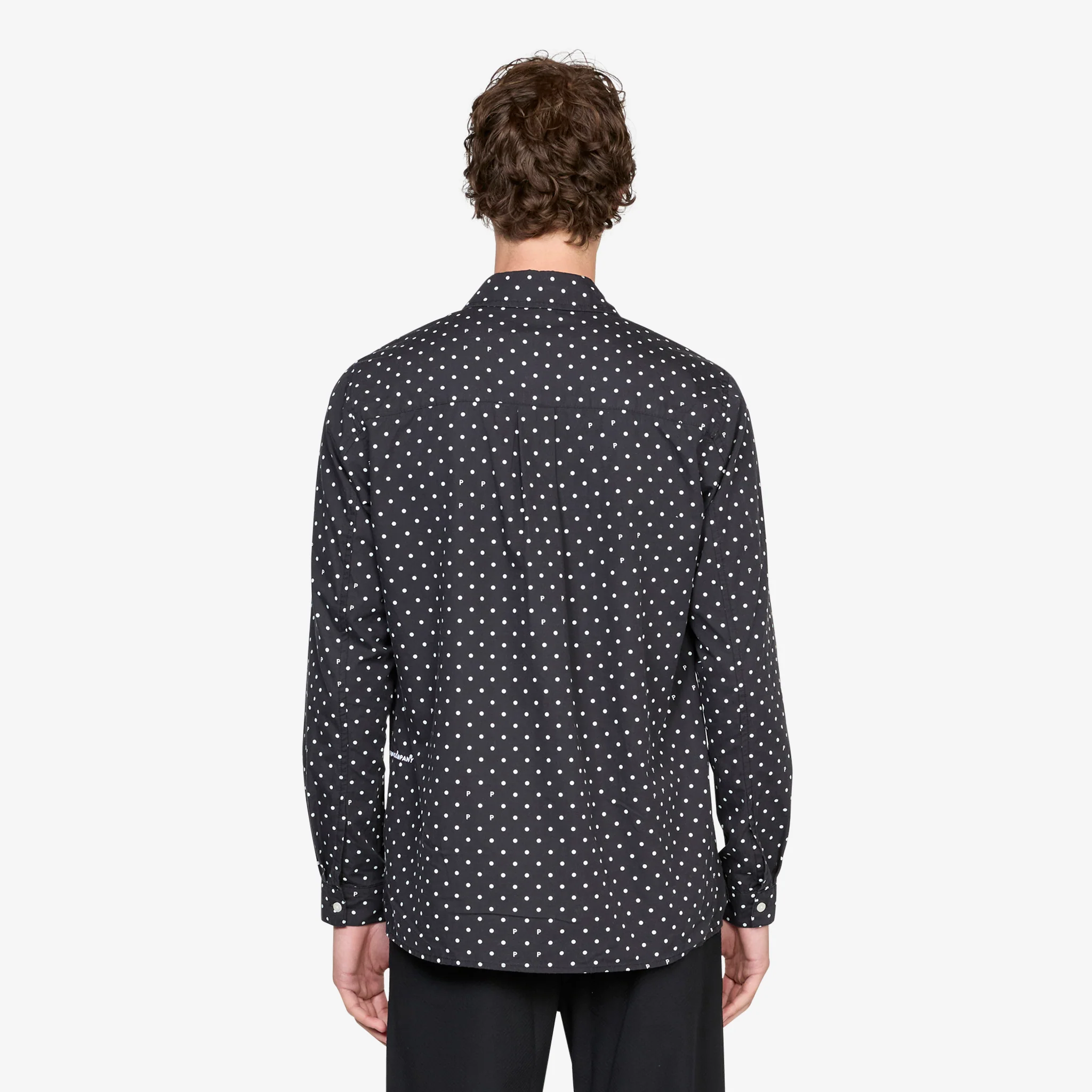 Polkadot Shirt Black | White - Image 3