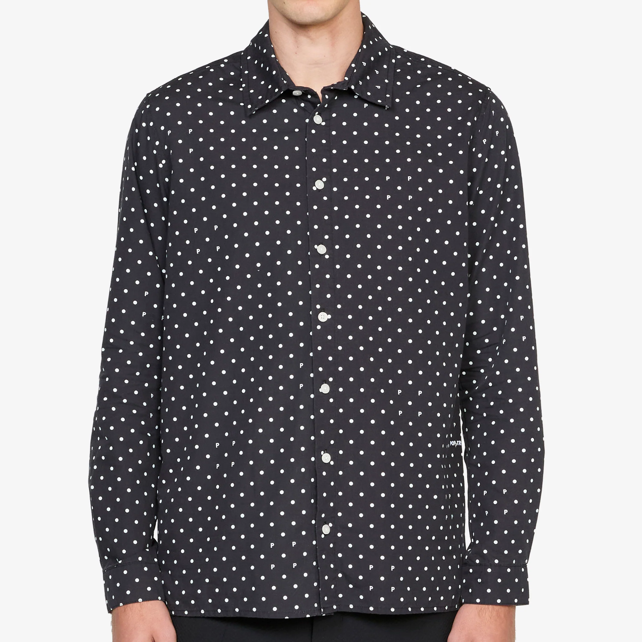 Polkadot Shirt Black | White - Image 4