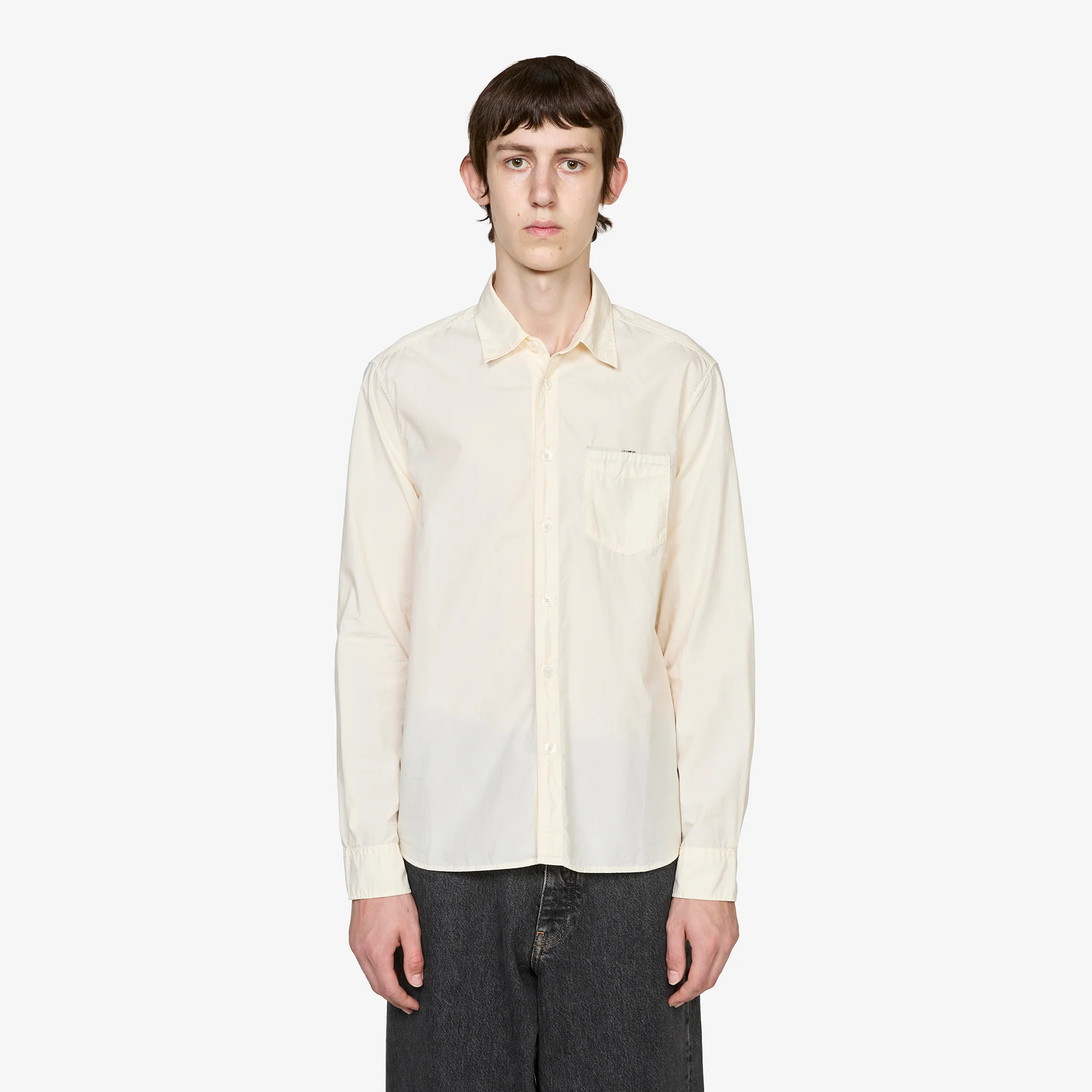 Poplin Longsleeve Button Shirt Pistachio Shell